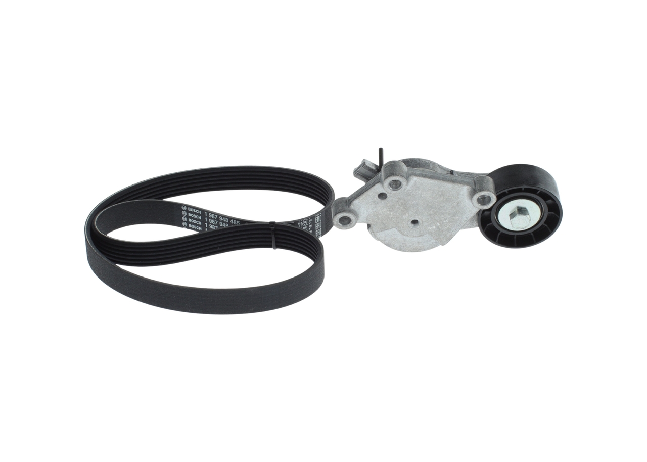 BOSCH 1987600769 FORD Mondeo 5 (CE) 1.6TDCi Serpentine belt kit 115 hp Diesel 2016 cost