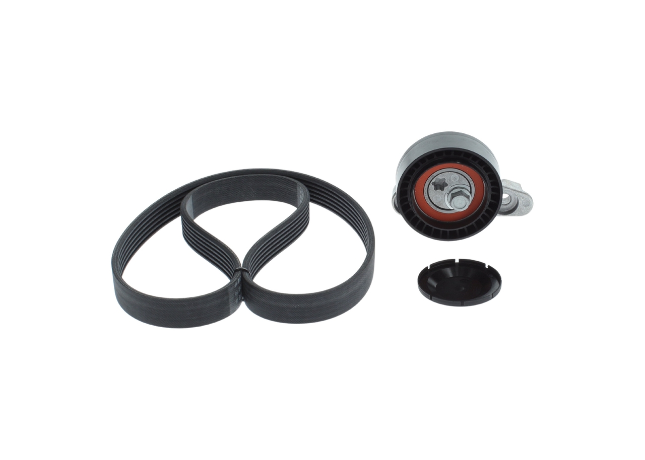 BOSCH Keilrippenriemensatz 1 987 600 776 Länge: 989mm, Rippenanzahl: 6