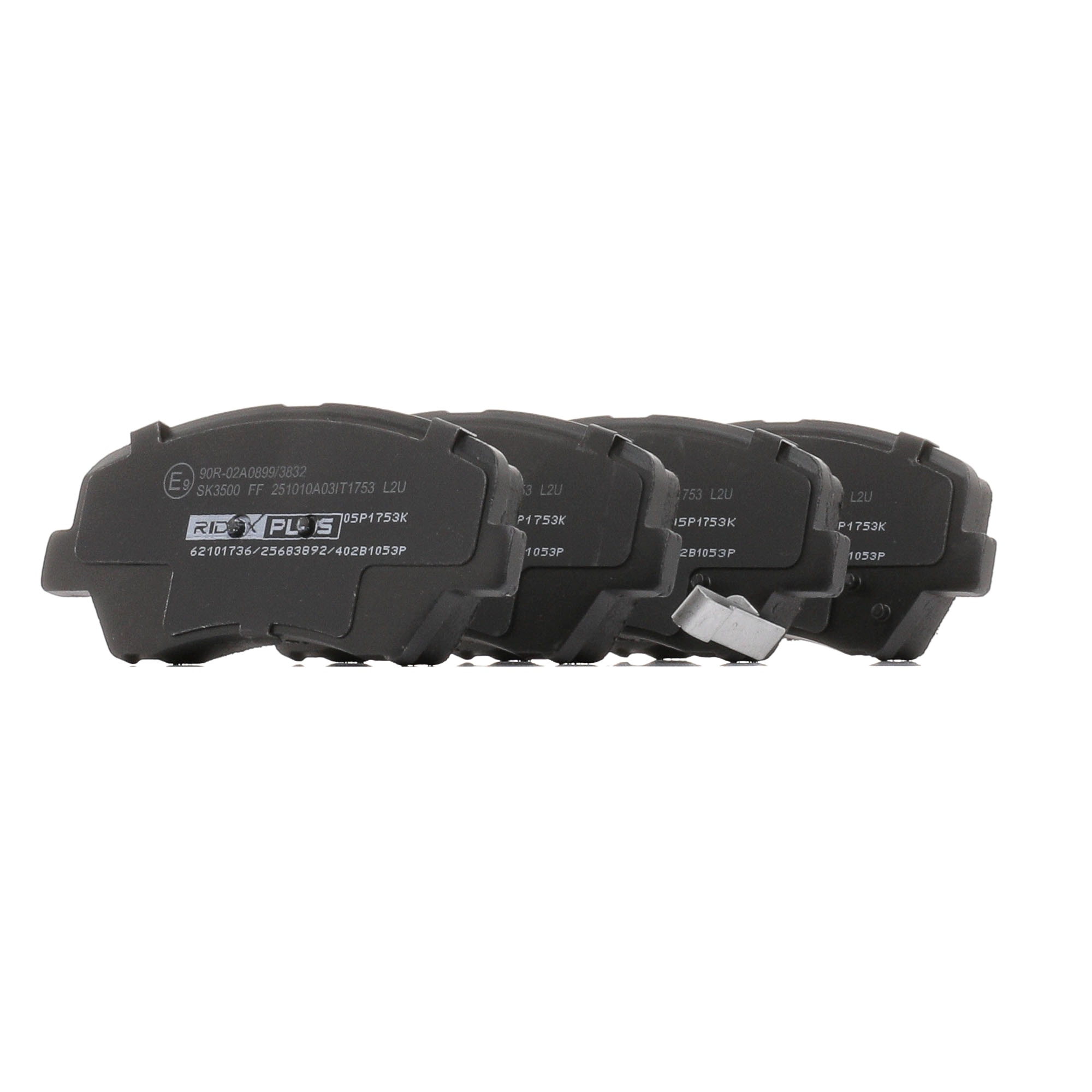 RIDEX PLUS 402B1053P Τακάκια φρένων φθηνά στον ηλεκτρονικό κατάστημα