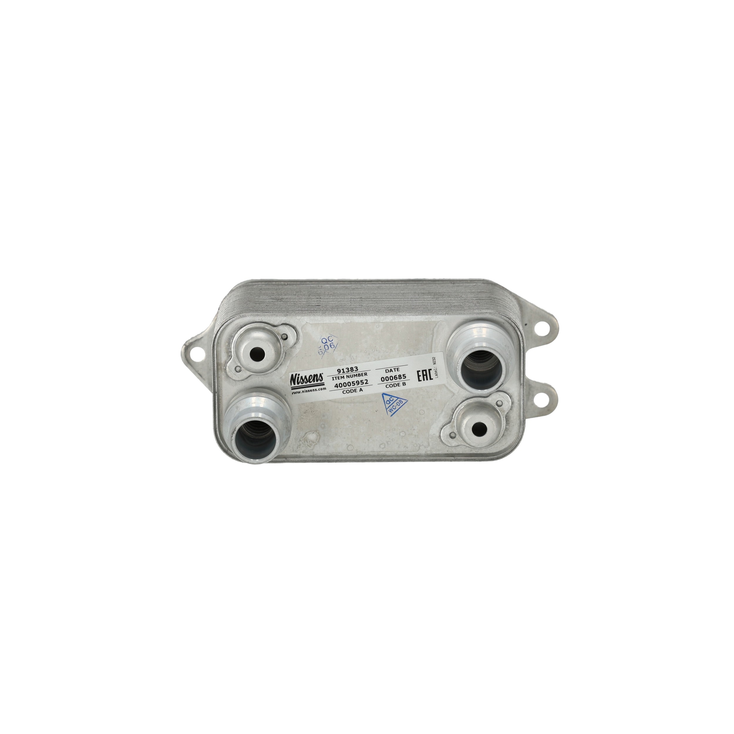 NISSENS 91383 Radiateur d'huile de boite de vitesse automatique
