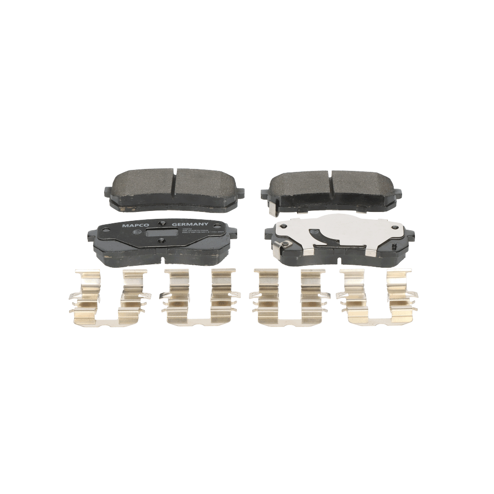 Køb 106019 MAPCO bagaksel, med akustisk advarsel for slid Höhe: 48mm, Breite: 110mm, Dicke/Stärke: 16mm Bremseklodser 106019 billige