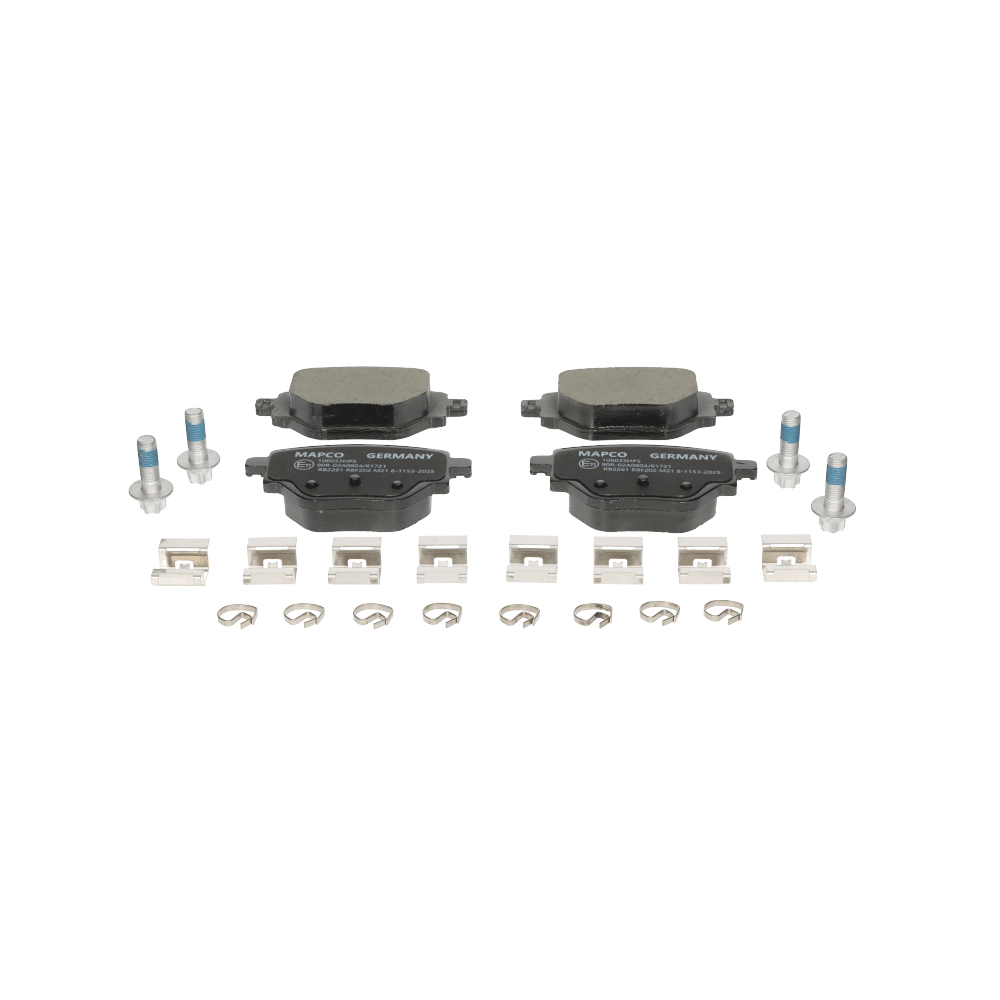 acheter MAPCO Essieu arrière 106033HPS Hauteur: 46,2mm, Largeur: 92,2mm, Épaisseur: 17,2mm Plaquettes de frein 106033HPS à un bon prix