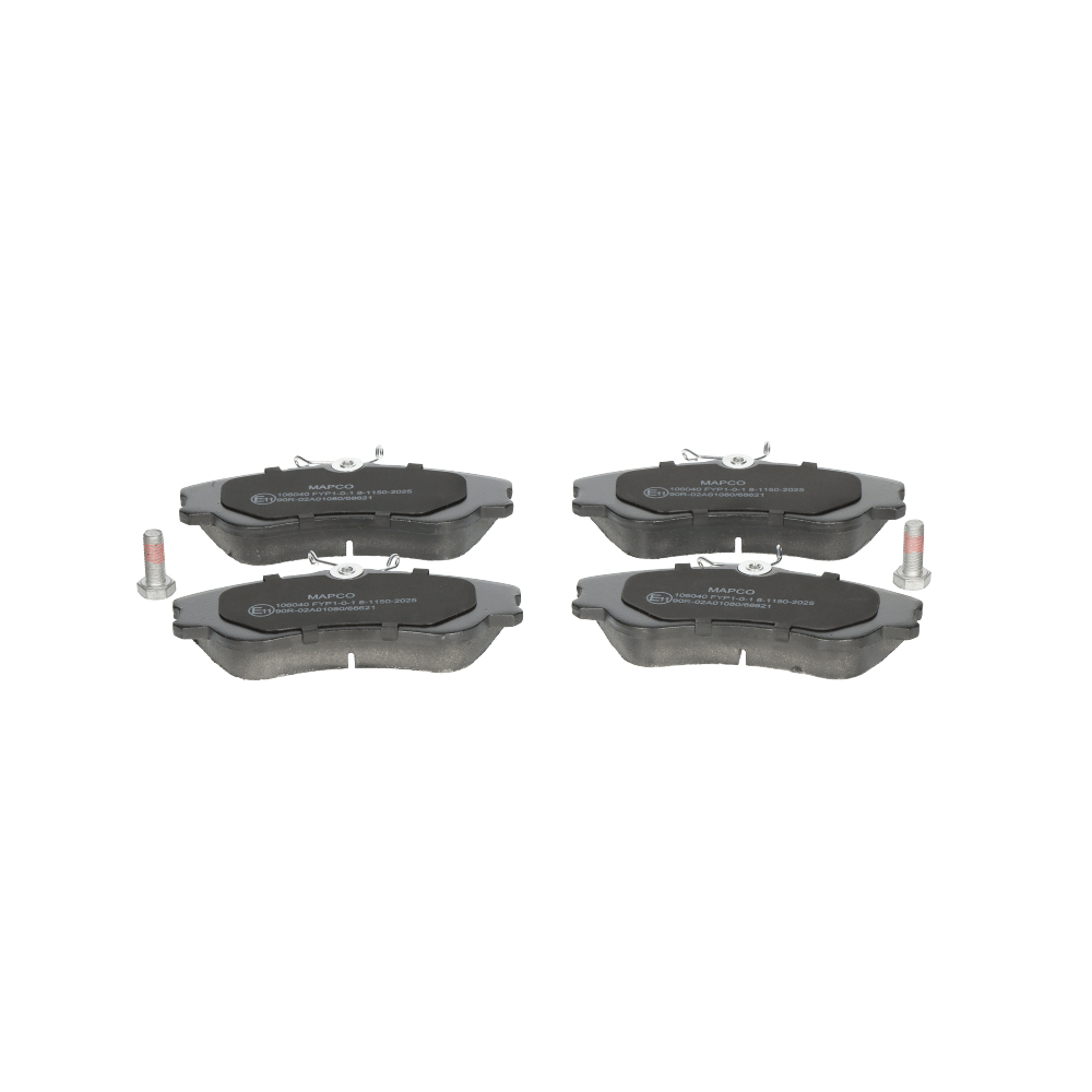MAPCO Front Axle, excl. wear warning contact Height: 56,2mm, Width: 129,9mm, Thickness: 19,3mm Brake pads 106040 buy