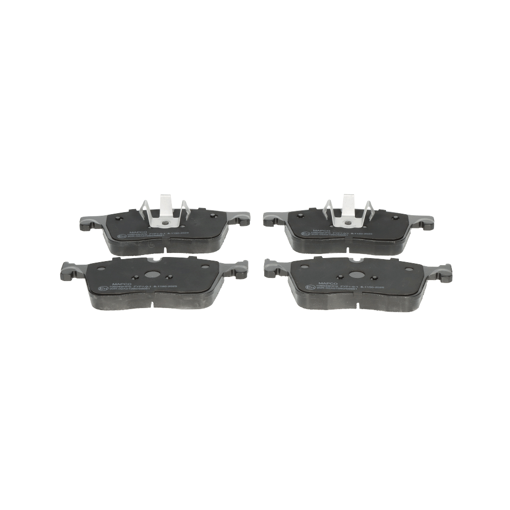 MAPCO 106049HPS Brake pad set Front Axle, prepared for wear warning indicator, excl. wear warning contact