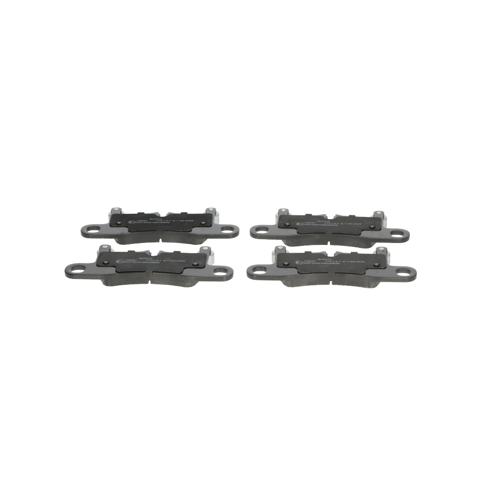 MAPCO 106067 Rear Axle, prepared for wear warning indicator Brake pad set Width: 76mm, Thickness 1: 17mm 106067 cheap