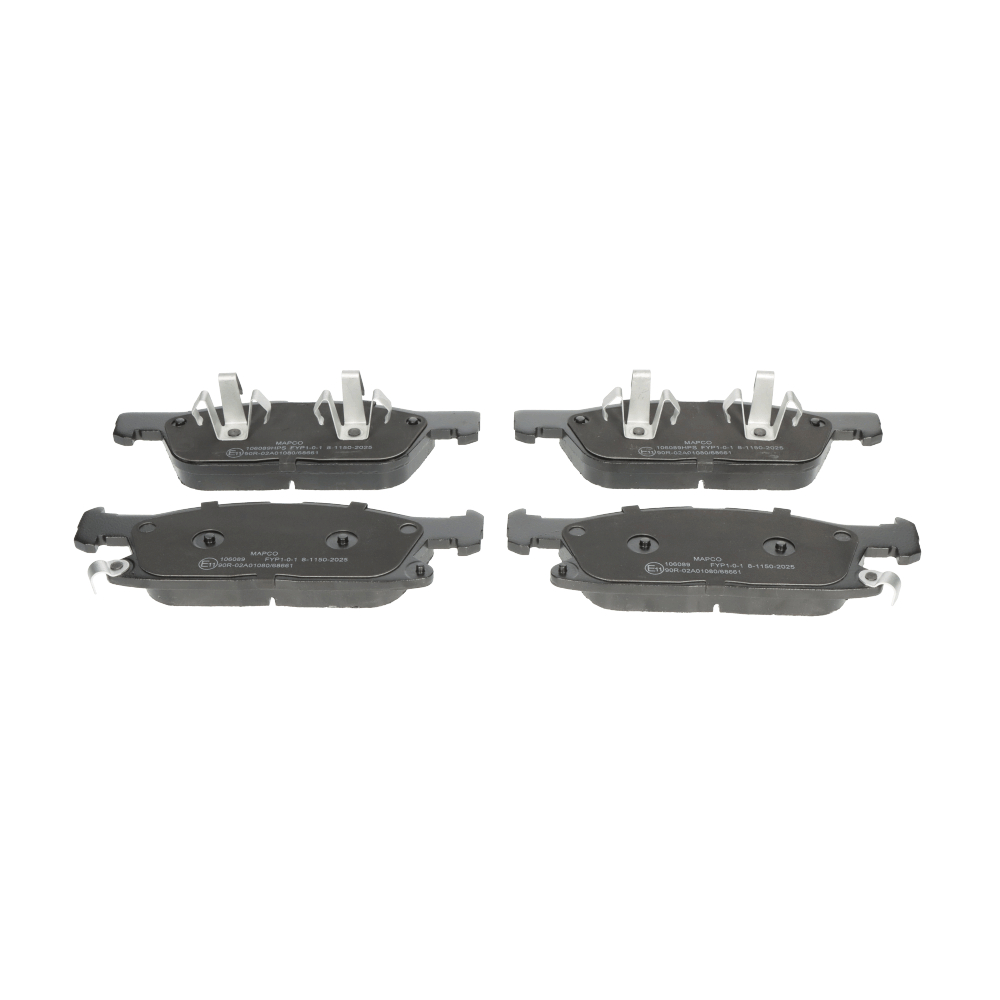 acheter MAPCO Essieu avant, avec indicateur d'usure 106089 Hauteur: 64,6mm, Largeur: 193,1mm, Épaisseur 1: 18,4mm, Epaisseur 2: 17,9mm Plaquettes de frein 106089 à un bon prix