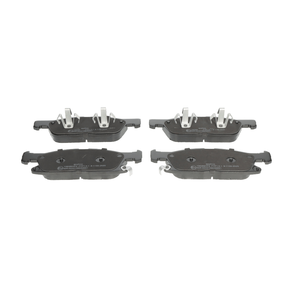 MAPCO Essieu avant, avec indicateur d'usure Hauteur: 64,6mm, Largeur: 193,1mm, Épaisseur 1: 18,4mm, Epaisseur 2: 17,9mm Jeu de plaquettes de frein 106089HPS acheter en ligne