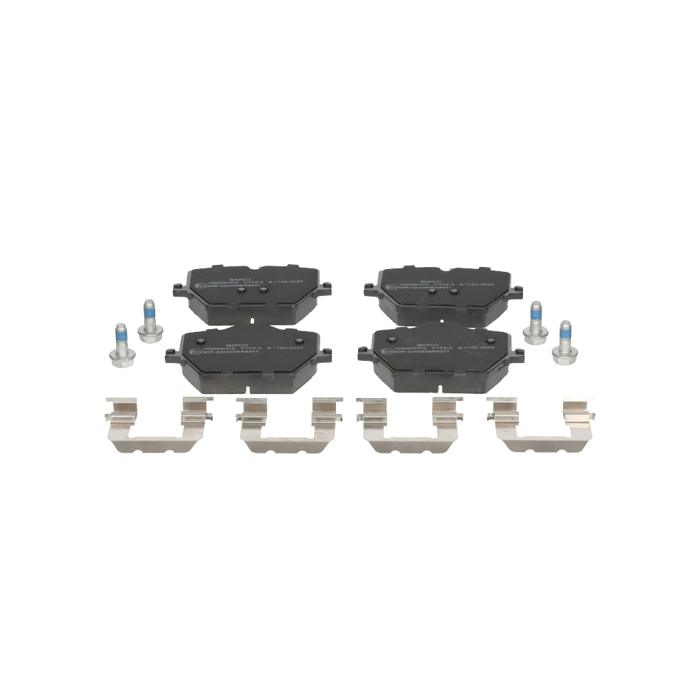 MAPCO 106099HPS Rear Axle, prepared for wear warning indicator, excl. wear warning contact Brake pad set Height 1: 73,2mm, Height 2: 65,9mm, Width: 110,6mm, Thickness: 17mm 106099HPS cheap