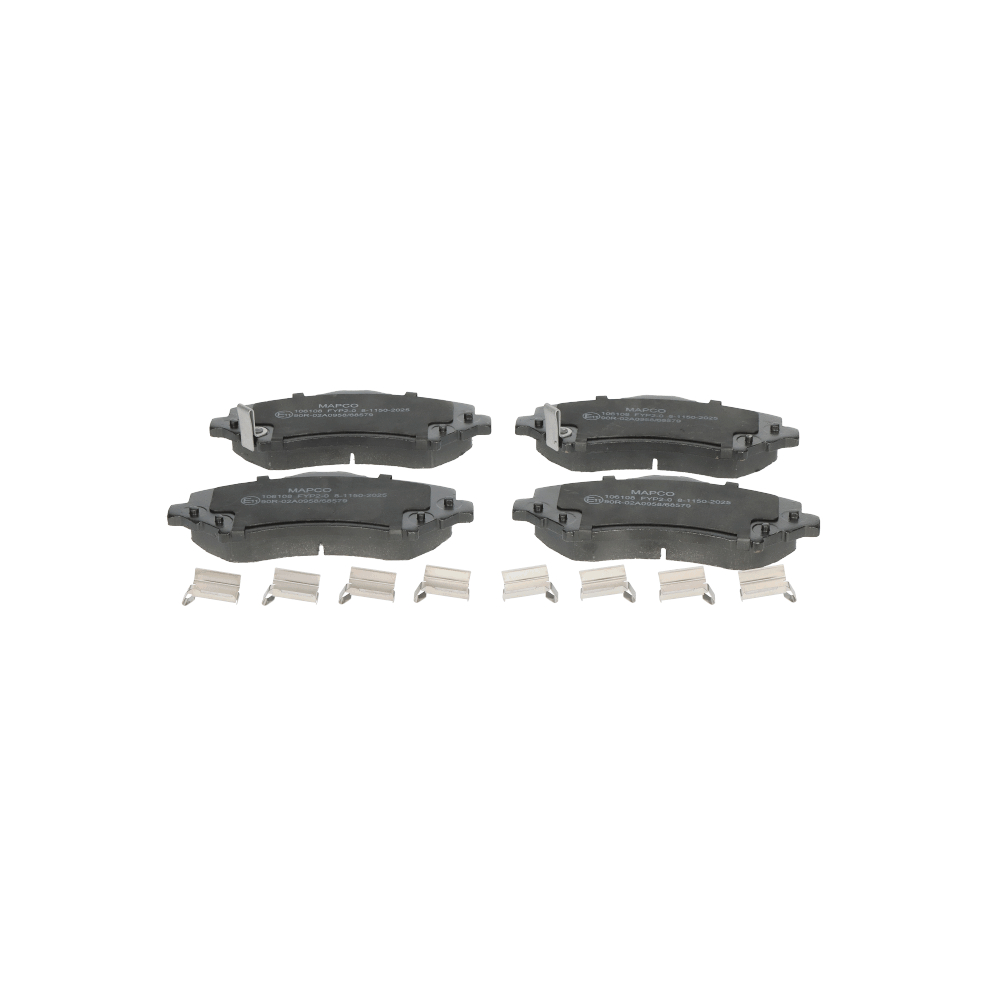 MAPCO Front Axle, with acoustic wear warning Height: 64,3mm, Width: 146,6mm, Thickness: 18,7mm Brake pads 106108 buy