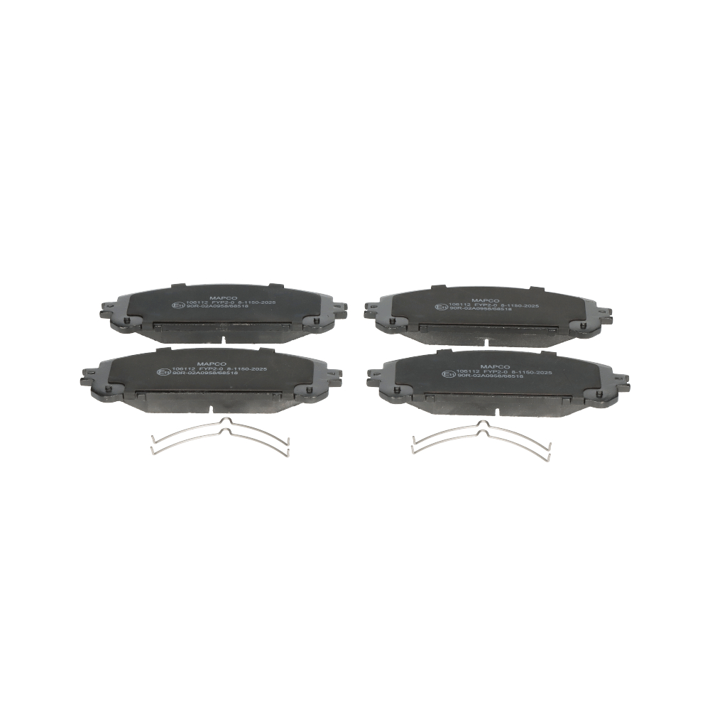 acheter MAPCO Essieu avant, sans contact du palpeur d'usure intégré 106112 Hauteur: 59,4mm, Largeur: 167mm, Épaisseur: 17,5mm Plaquettes de frein 106112 à un bon prix