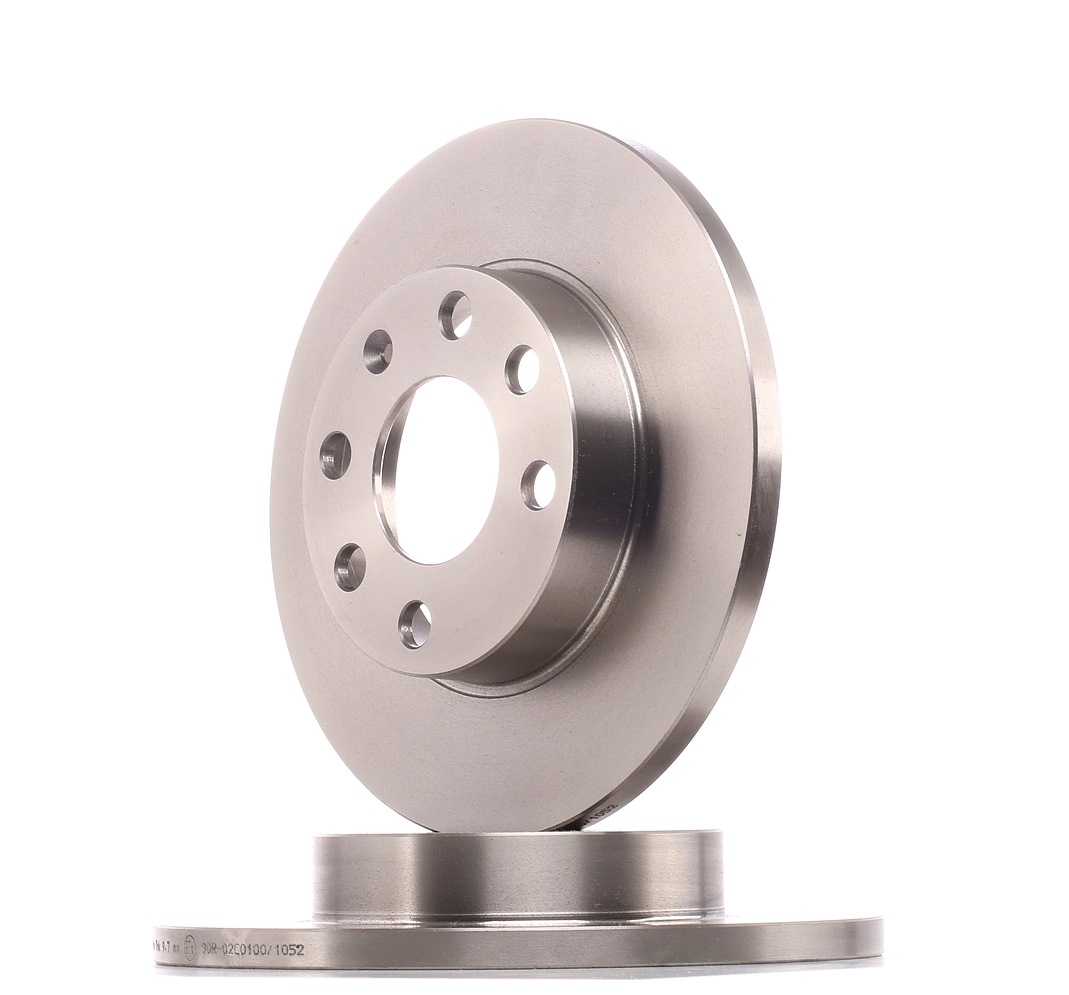 DELPHI 236x12,7mm, 4, solid, Oiled, Untreated Ø: 236mm, Num. of holes: 4, Brake Disc Thickness: 12,7mm Brake rotor BG2148 buy