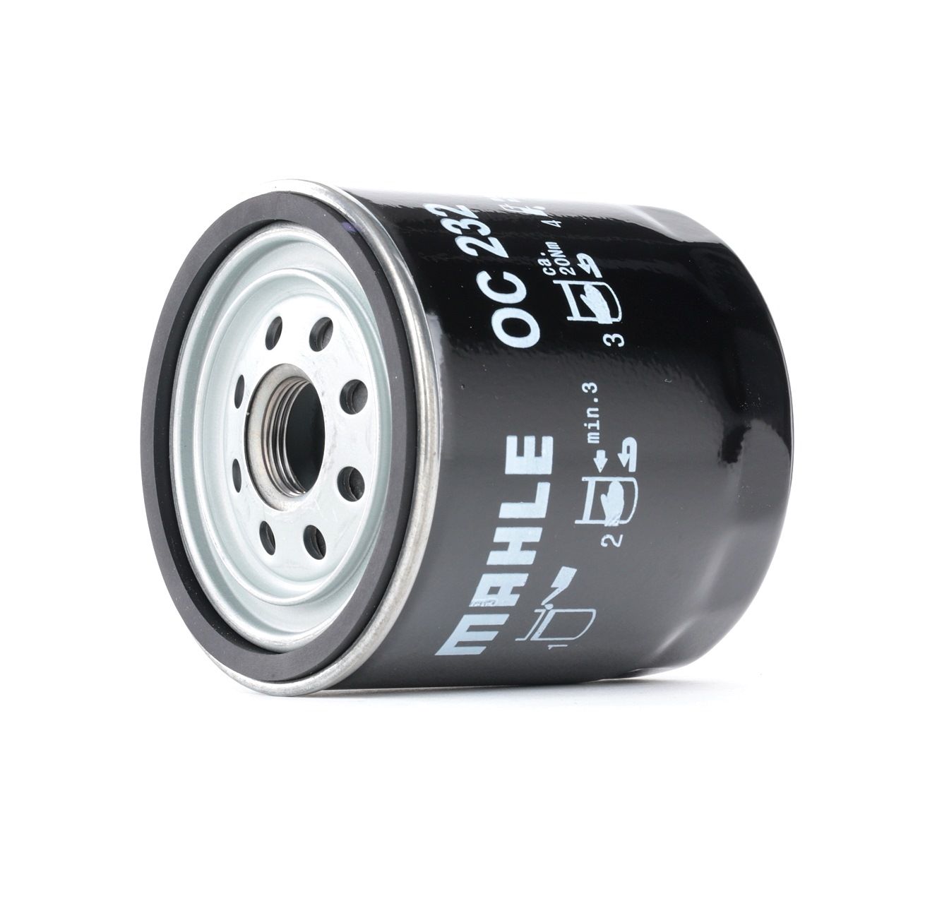 79641747 MAHLE ORIGINAL M22x1.5-6H, with one anti-return valve, Spin-on Filter Ø: 93,2mm, Height: 96,0mm Oil filters OC 232 buy