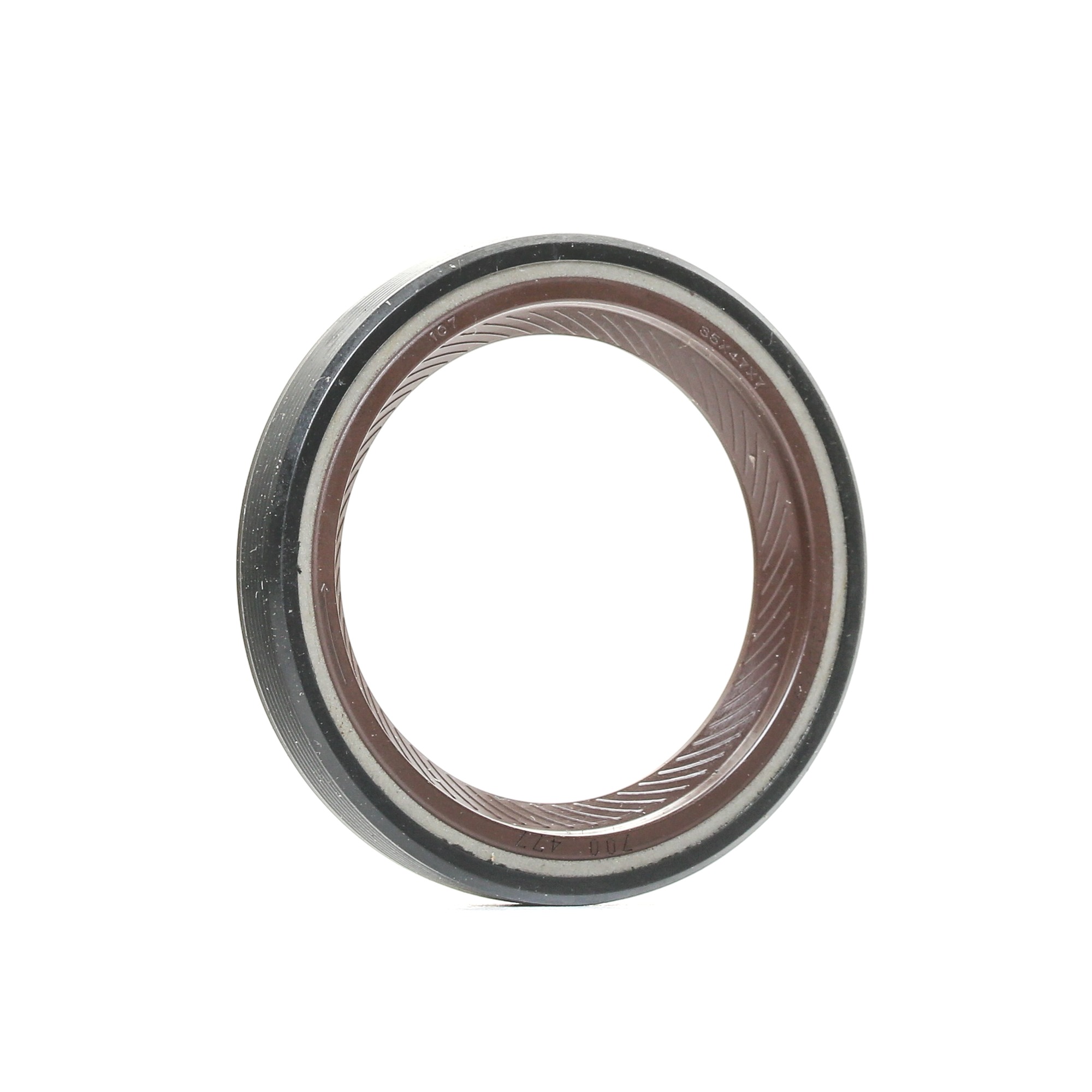 700 477 TOPRAN Crankshaft oil seal SMART frontal sided, FKM (fluorocarbon rubber)