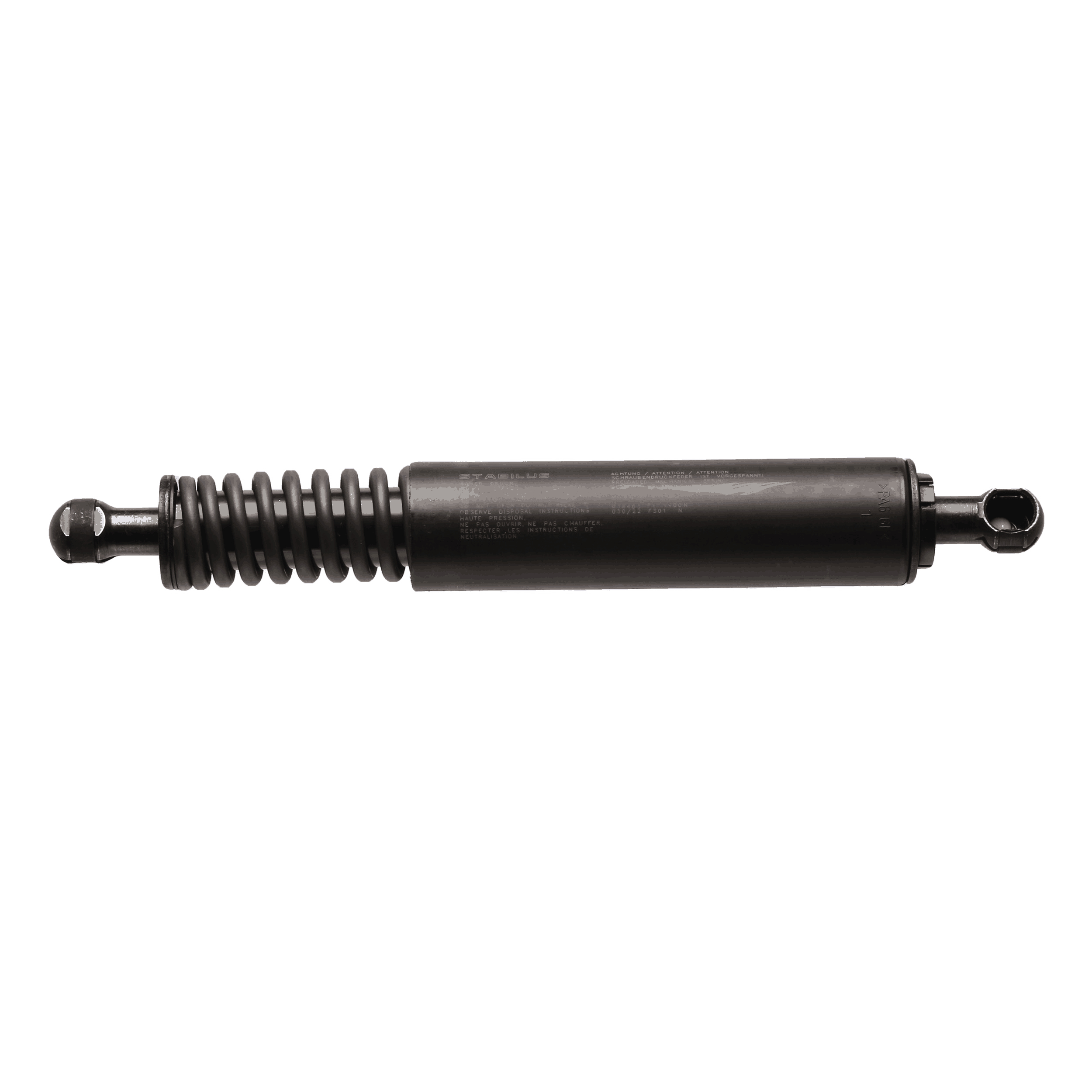 STABILUS FEDERBEIN 019440 Tailgate strut 1400N, 313 mm, with external spring