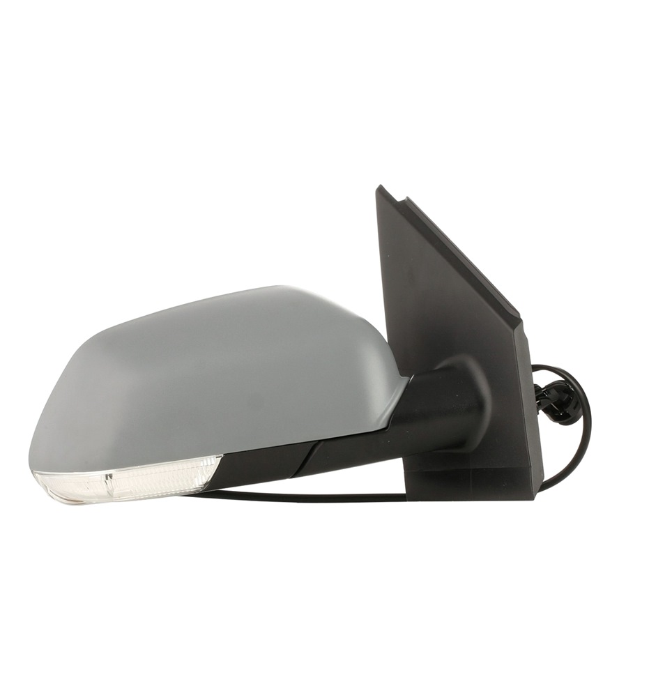 ALKAR 6110111 Wing mirror Right, primed, Control: cable pull, Convex, for left-hand drive vehicles