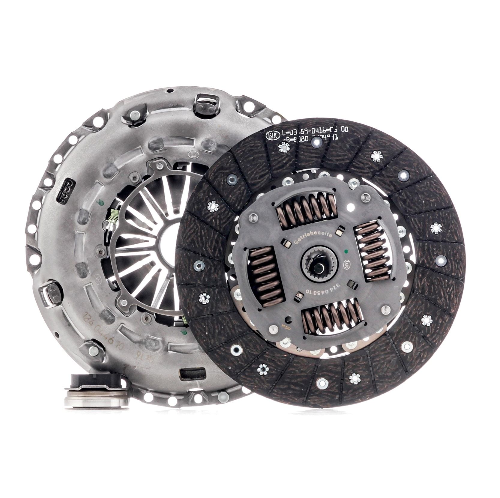 LuK 624 3303 00 Clutch kit with clutch release bearing, Requires special tools for mounting, with automatic adjustment, 240mm