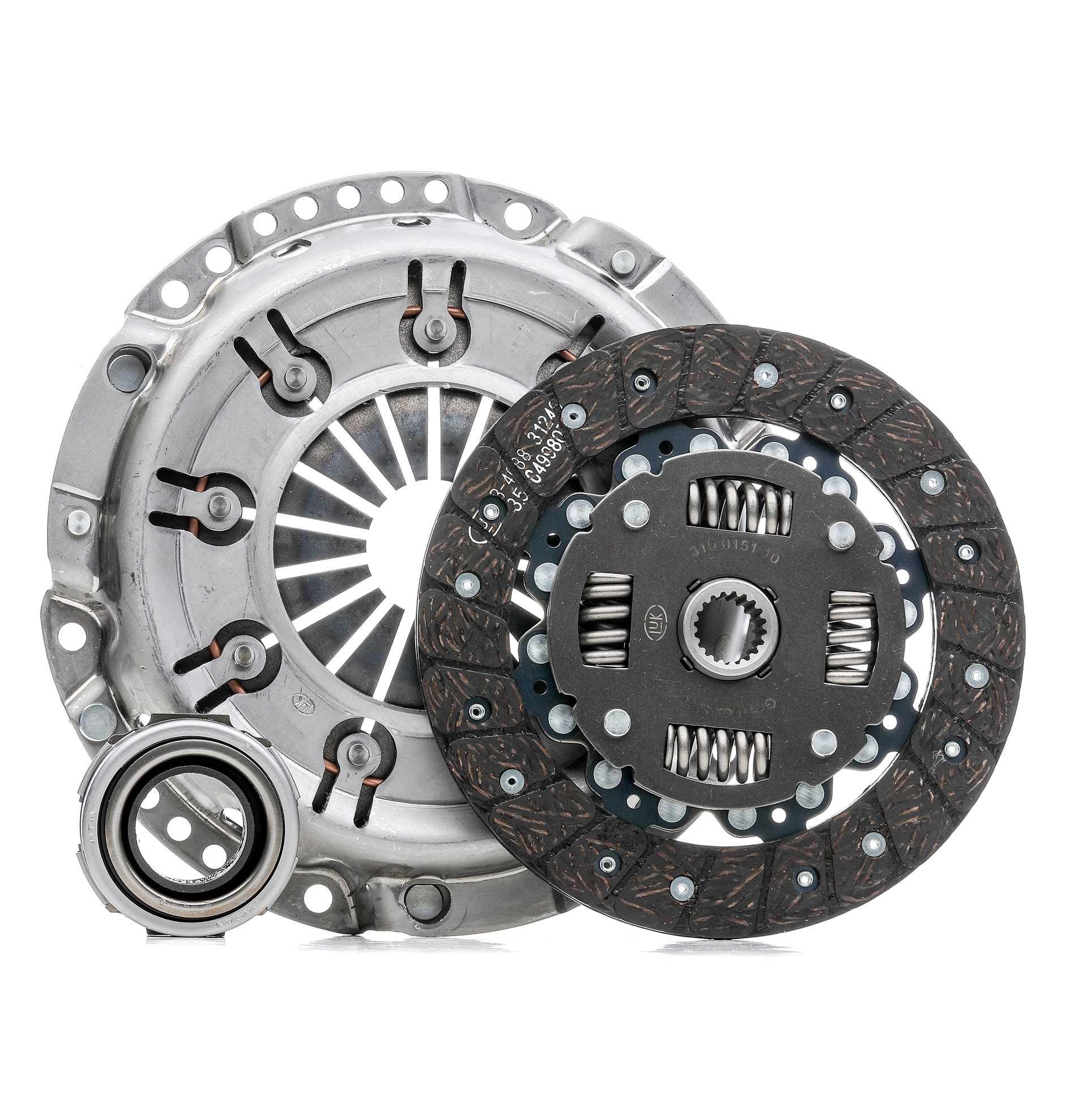 LuK BR 0222 619 3028 60 Clutch kit with clutch release bearing, with clutch disc, 190mm