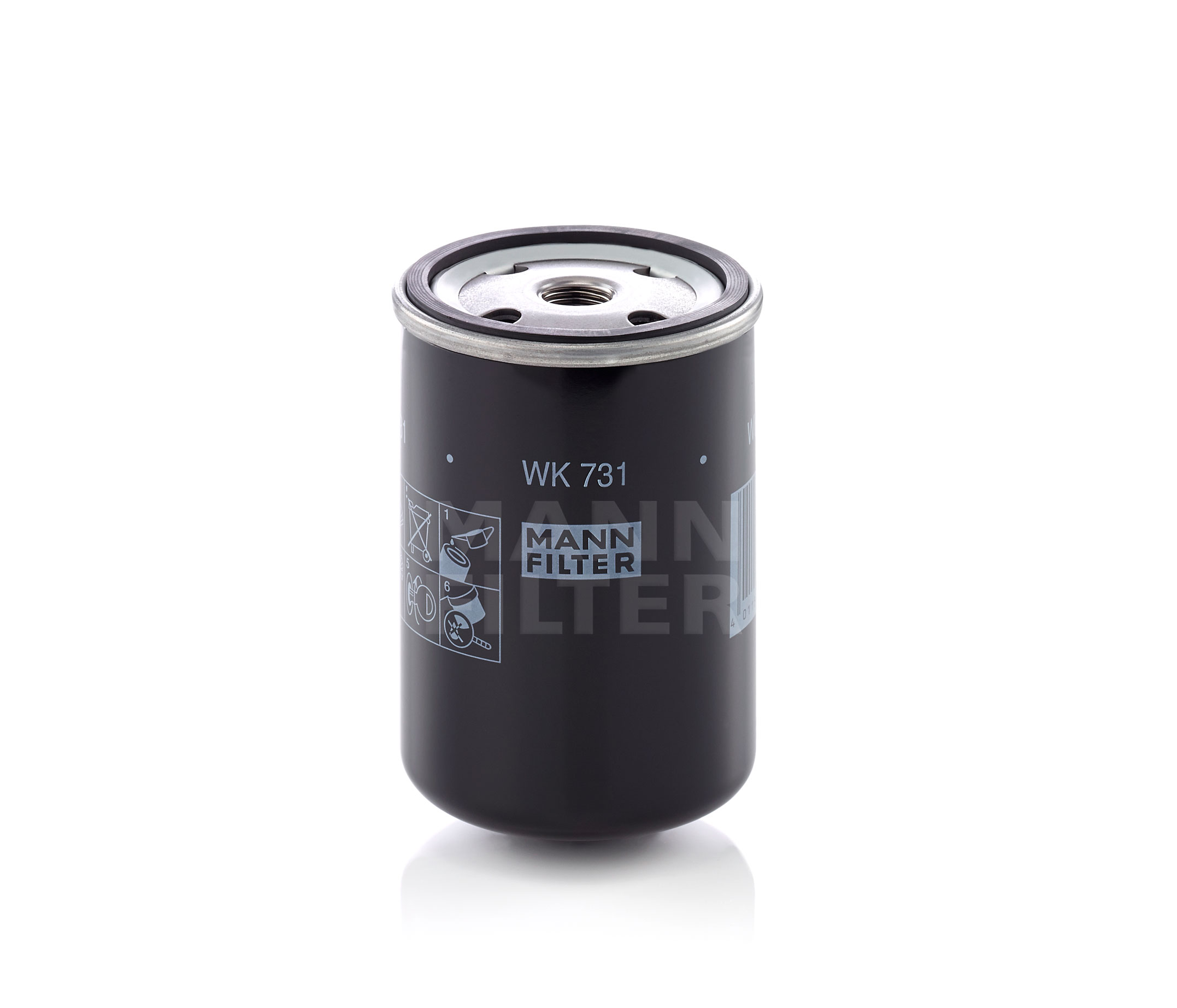 WK731(10) Degvielas filtrs MANN-FILTER 3M01586 FORD