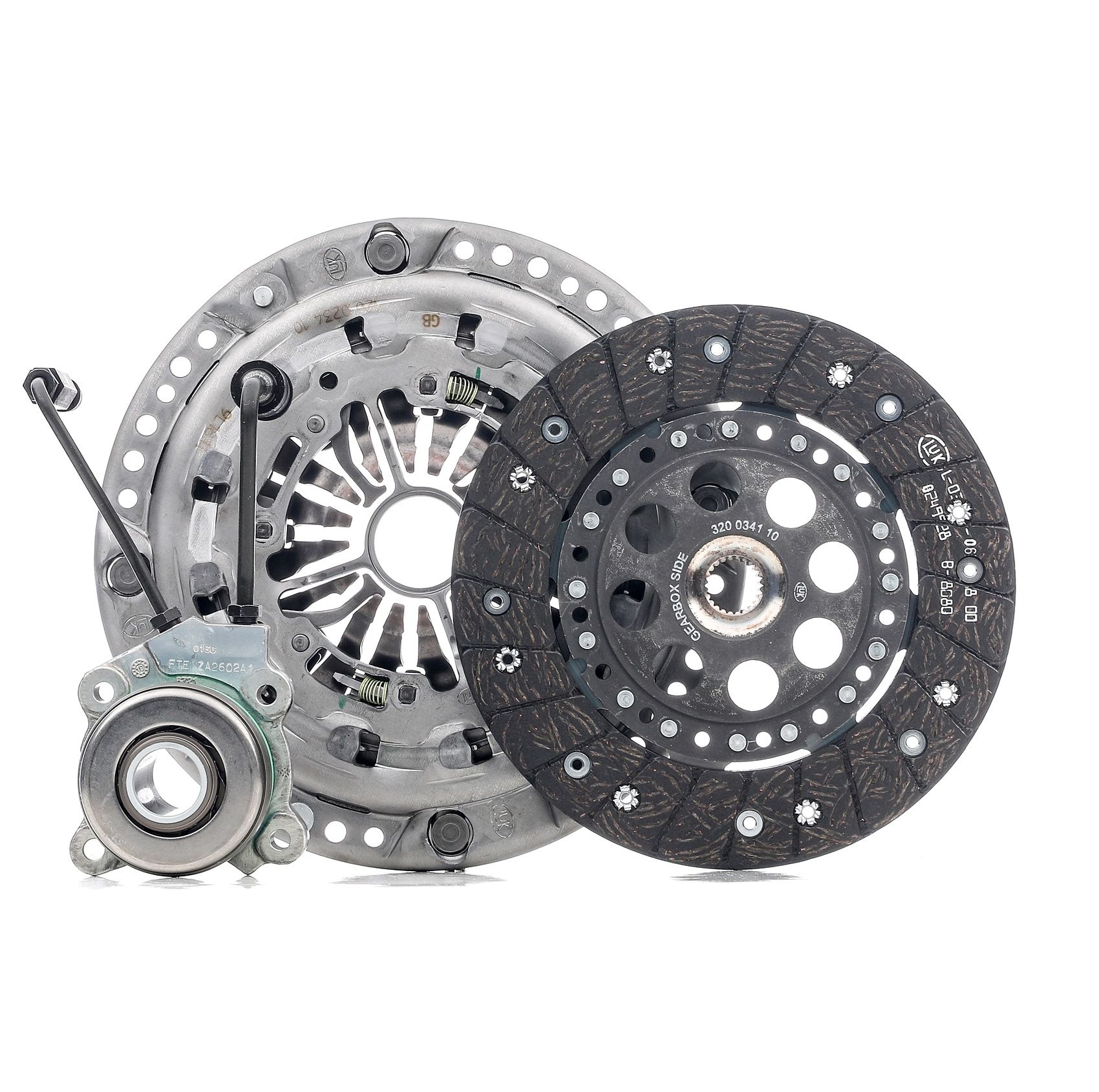 LuK 620 2520 33 Clutch kit for engines with dual-mass flywheel, with central slave cylinder, Requires special tools for mounting, Check and replace dual-mass flywheel if necessary., with automatic adjustment, 200mm