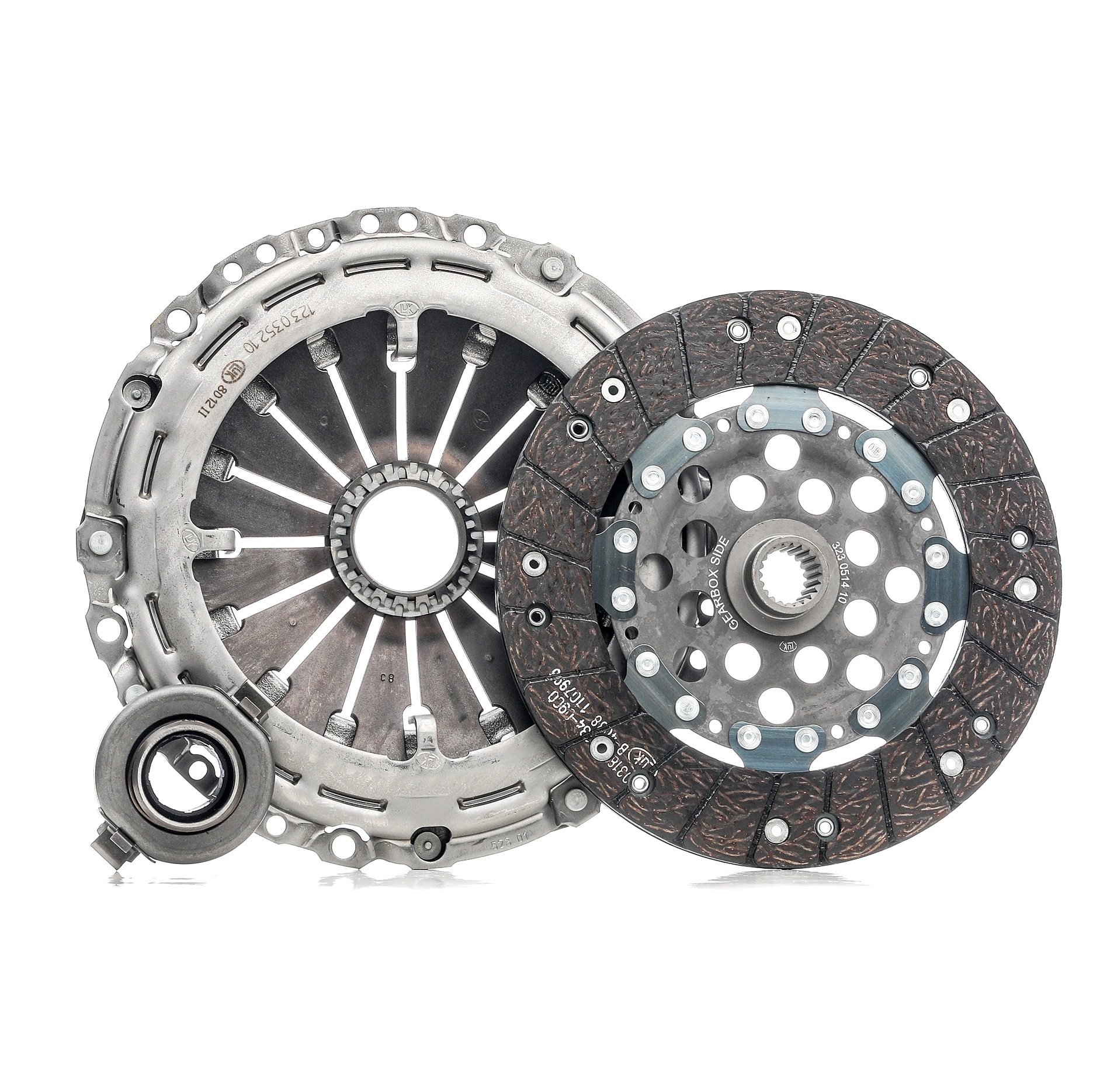 LuK BR 0222 623 3041 00 Clutch kit for engines with dual-mass flywheel, with clutch release bearing, with clutch disc, Check and replace dual-mass flywheel if necessary., 230mm