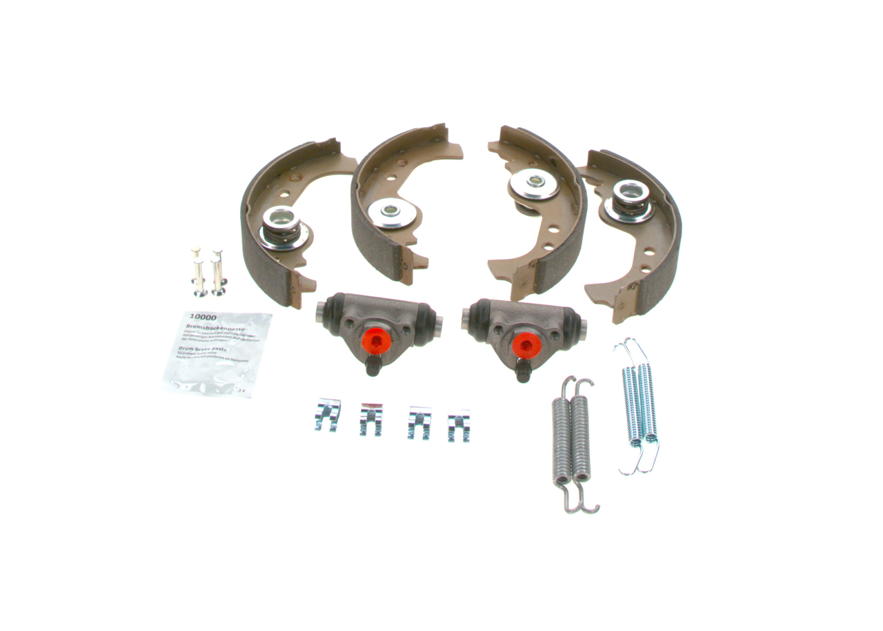 BOSCH 0 204 113 501 Brake Set, drum brakes with wheel brake cylinder, with accessories