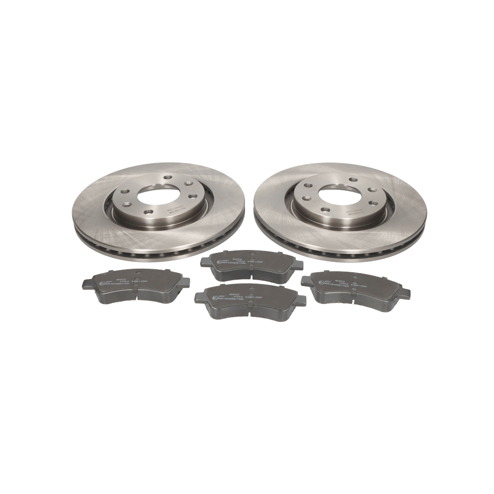 Set Dischi Freno Anteriori Frankberg Per Peugeot 206, 207, 307, 208, Citroën C3, C4, DS3, Berlingo E Molte Altre