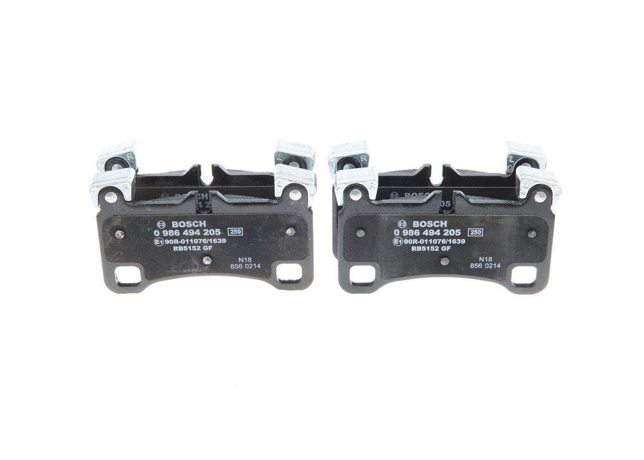 BP1141 BOSCH Low-Metallic, with anti-squeak plate Height: 77,3mm, Width: 132,4mm, Thickness: 15,3mm Brake pads 0 986 494 205 buy