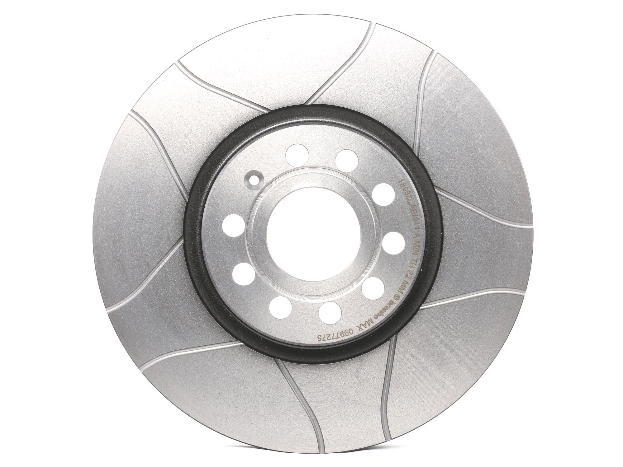 BREMBO MAX LINE 09.9772.75 Disque de frein 312x25mm, 5, ventilé de l'intérieur, rainuré, revêtu, à haute teneur en carbone, avec vis/boulons