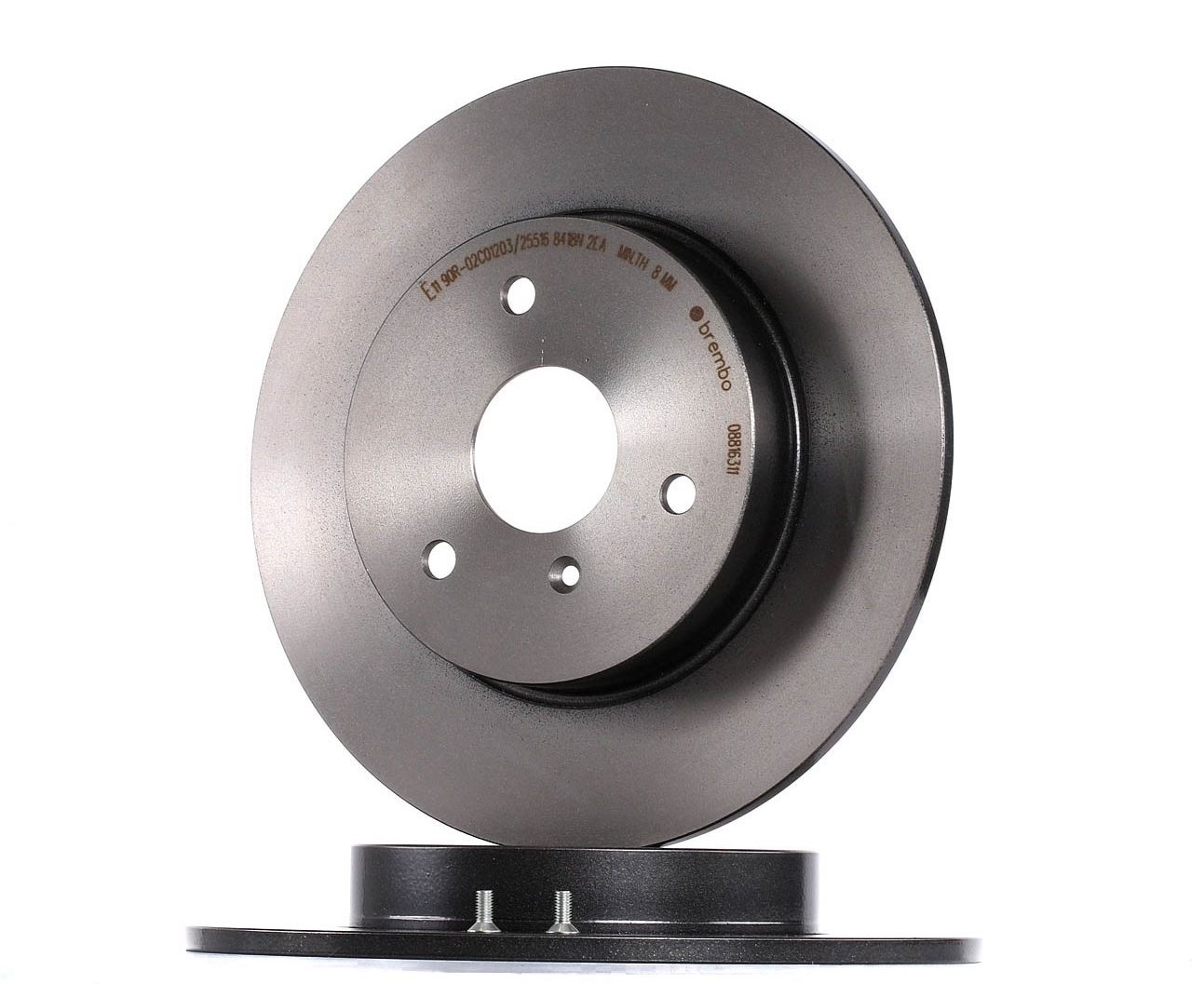Smart FORTWO Brake disc set 7003734 BREMBO 08.8163.11 online buy