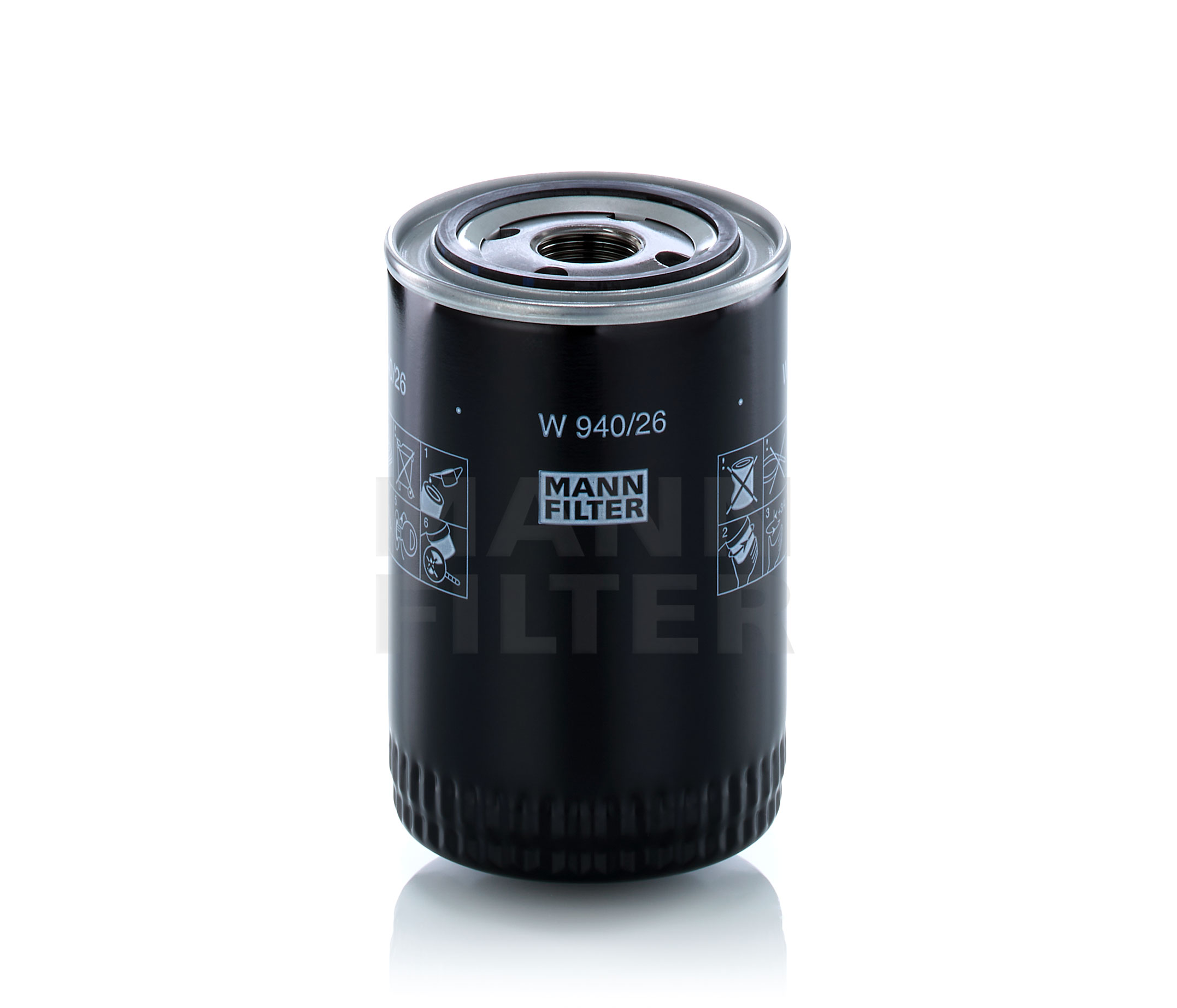 MANN-FILTER W 940/26 Oil filter cheap in online store