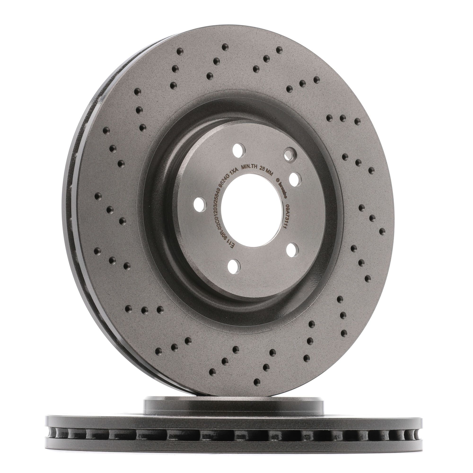 BREMBO 09.A731.11 Mercedes CL203 Stabdžių diskas