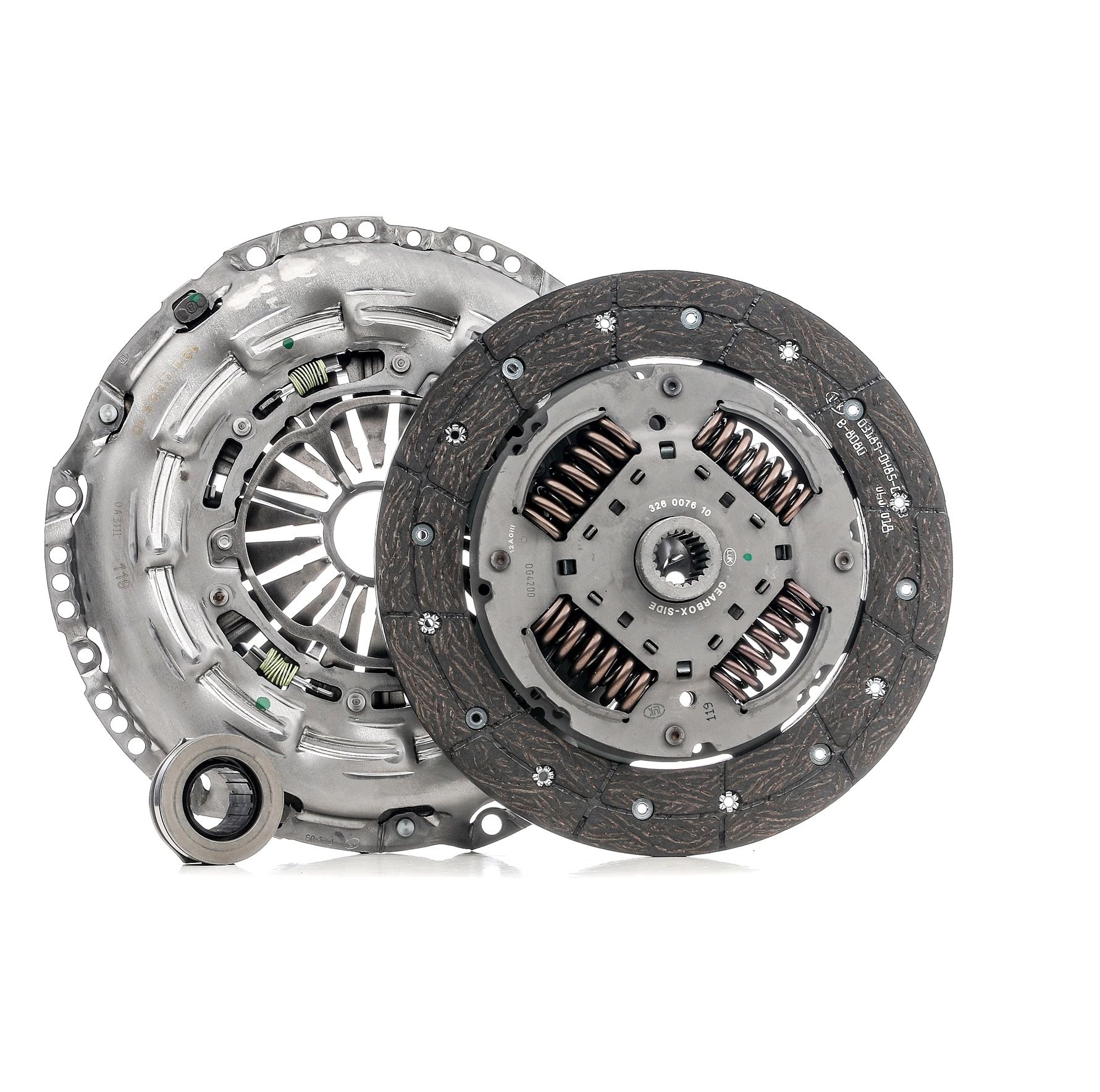 LuK 626 3075 00 Clutch kit with clutch release bearing, Requires special tools for mounting, with automatic adjustment, 260mm