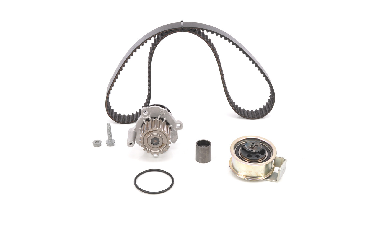 WASSERPUMPEN-SET BOSCH sin elemento tensor, Núm. dientes: 120 L: 1143 mm, Ancho: 30 mm Long.: 1143mm, Ancho: 30mm Kit de distribución con bomba de agua 1 987 946 402 comprar online