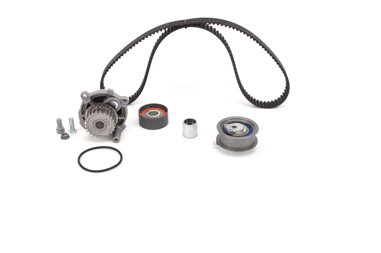Great value for money - BOSCH Water pump and timing belt kit 1 987 946 406