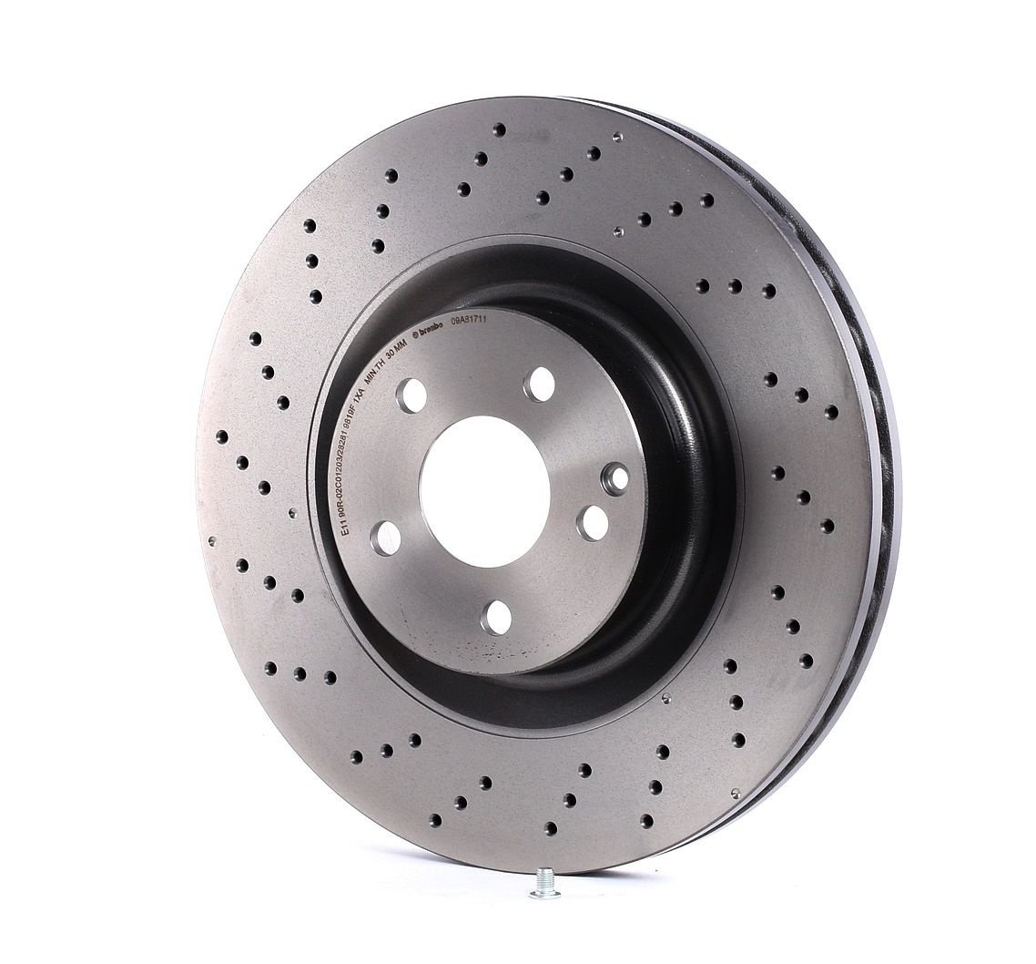 BREMBO Brake disc set rear and front W211 new 09.A817.11