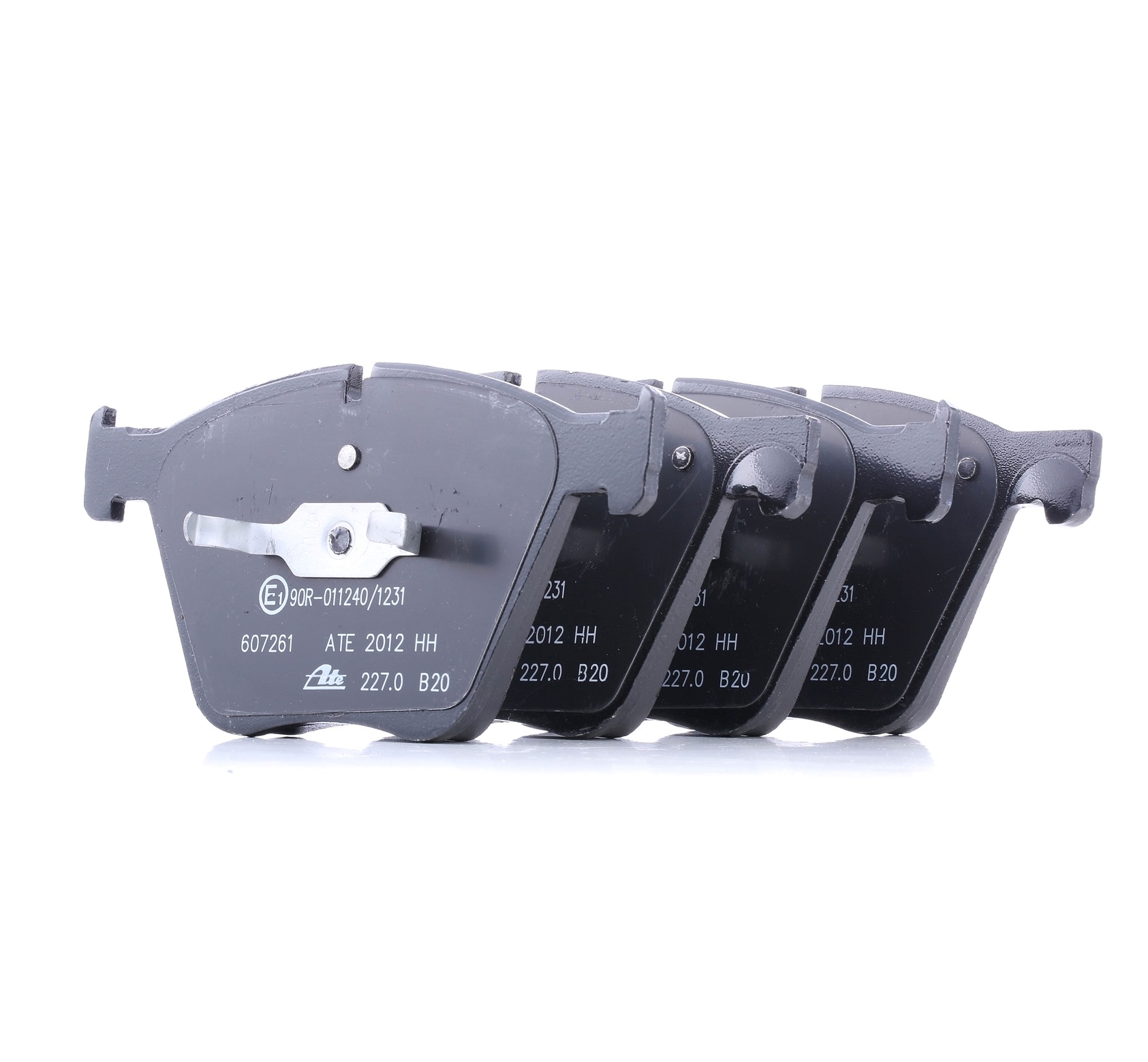ATE 13.0460-7261.2 Brake pad set prepared for wear indicator, excl. wear warning contact