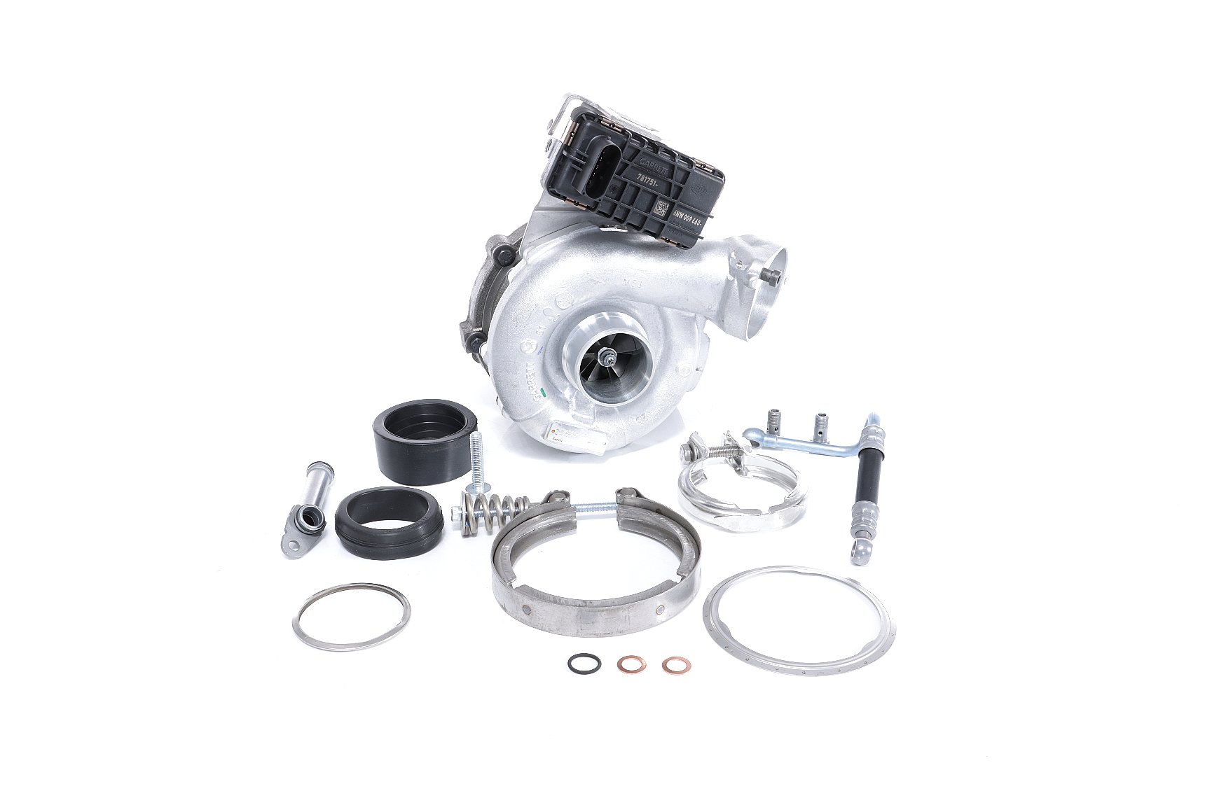 BTS TURBO Turbocompresseur à gaz d'échappement, gauche, avec aspiration d'huile, avec évacuation d'huile, avec matériel de montage/fixation, TURBO SERVICE SET ORIGINAL Turbo T981239 acheter en ligne
