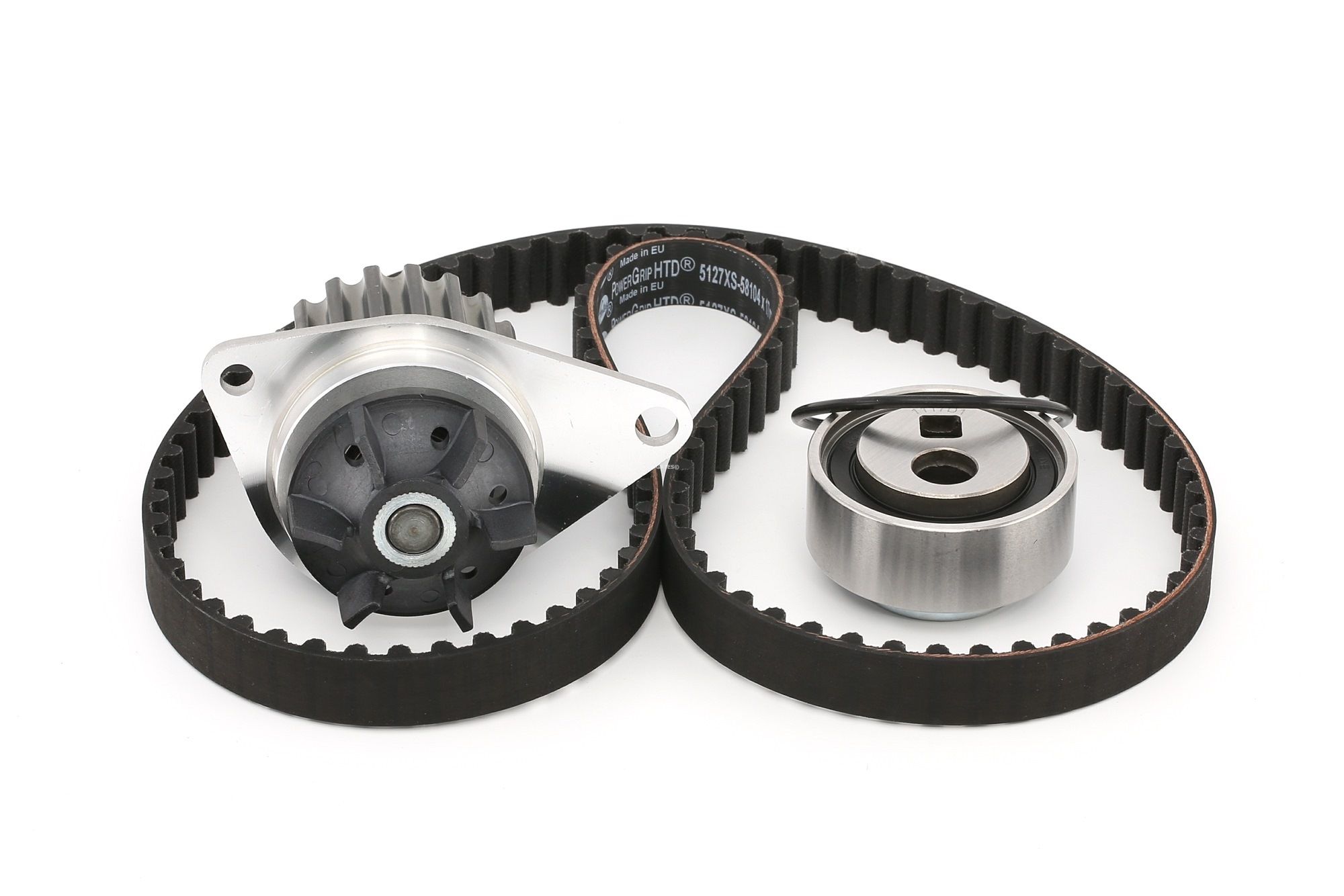 Water pump and timing belt kit GATES KP15127XS - Peugeot 205 Cooling spare parts order