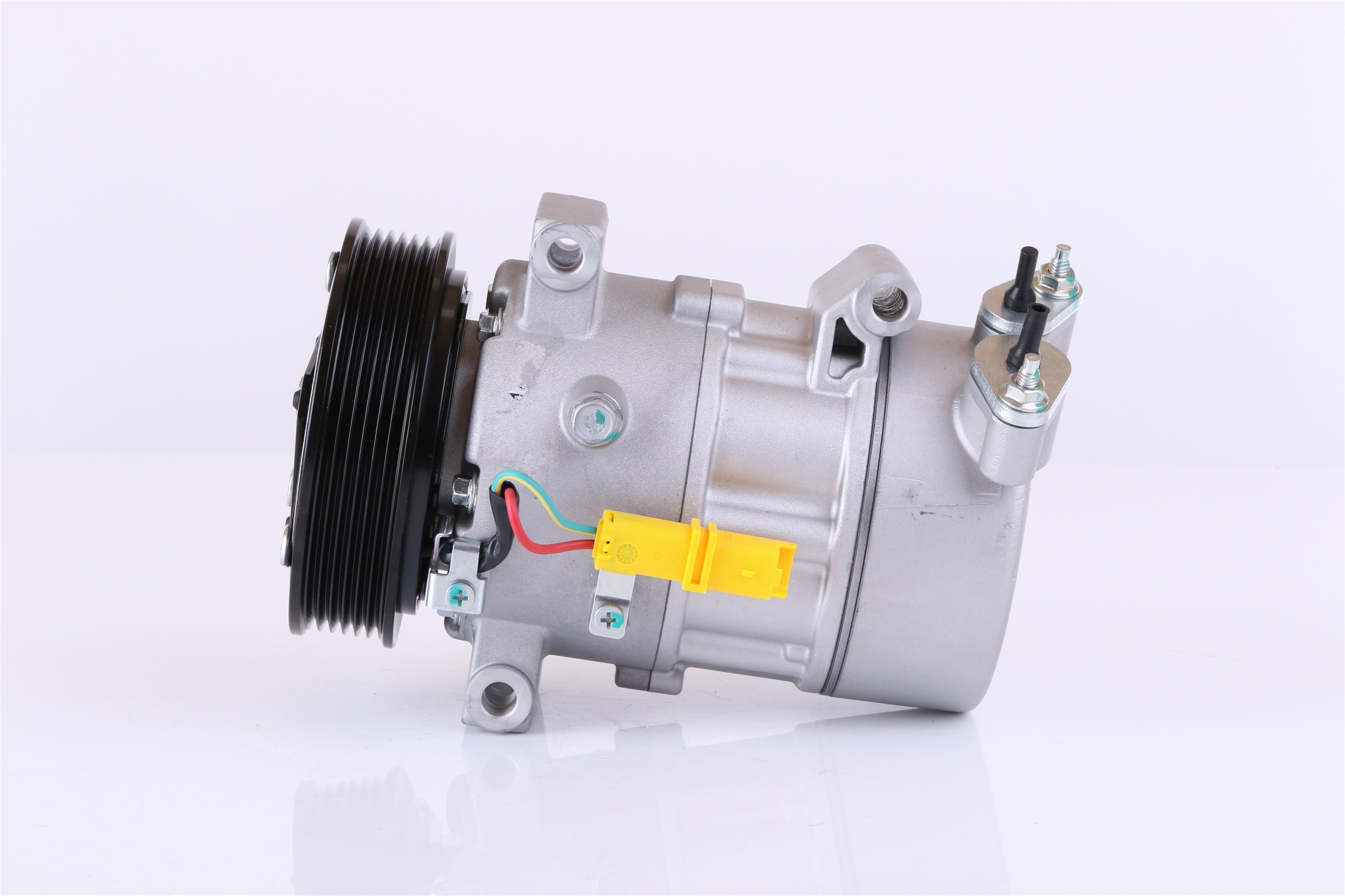 NISSENS 89053 Aircopomp SD6V12, 12V, PAG 46, R134a, Met PAG compressorolie, Met magneetkoppeling, Met diode