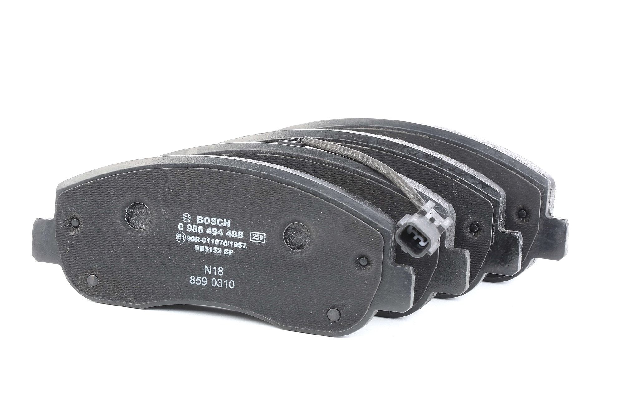 Ferodo FWI347 Kit Usura Pastiglie Freno (2 Pezzi) – Sensori Di Logorio Per Volkswagen Touareg, Lunghezza 250 Mm