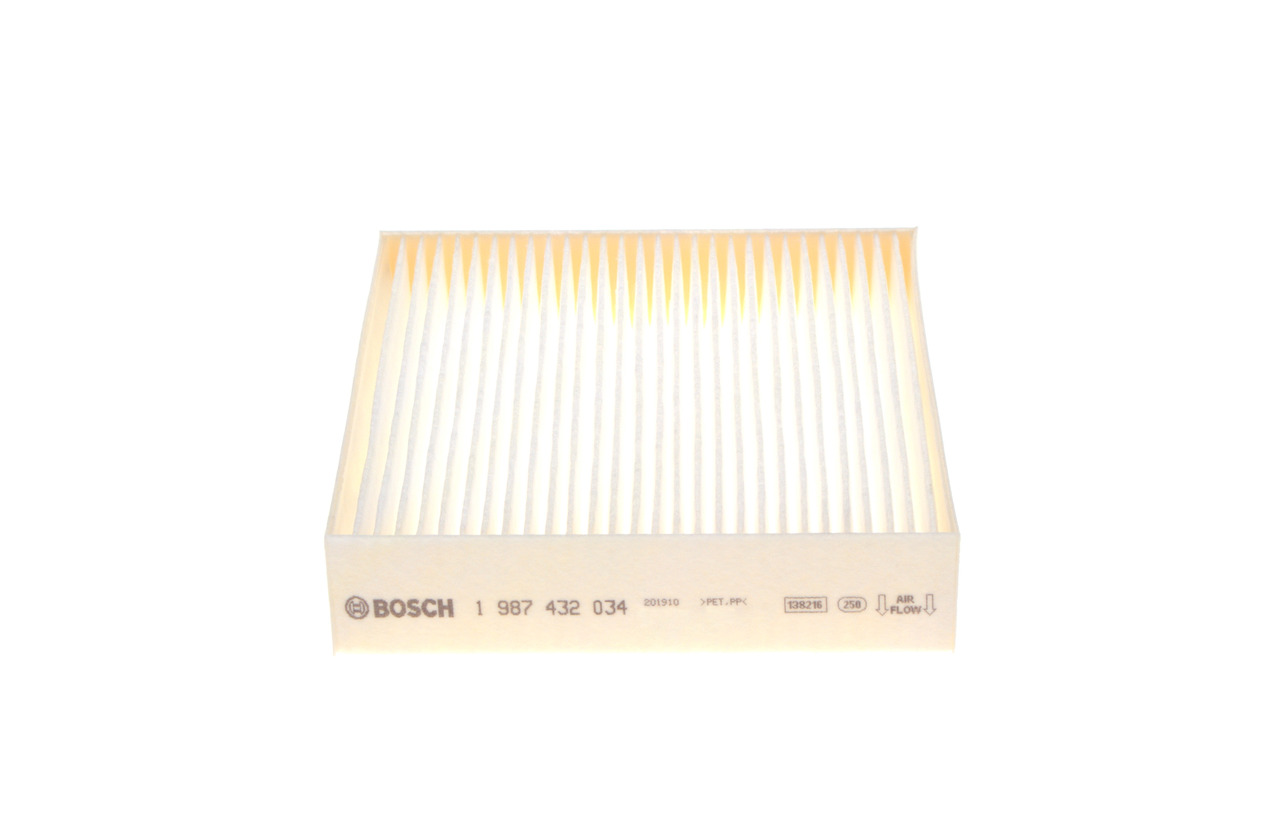 BOSCH 1 987 432 034 Pollen filter Particulate Filter, 178 mm x 203 mm x 40 mm