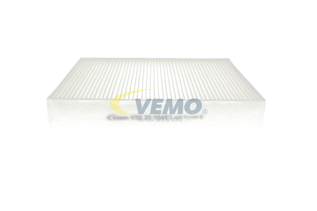 VEMO V20-30-1048 Pollen filter Particulate Filter, 247 mm x 199 mm, Paper, Original VEMO Quality