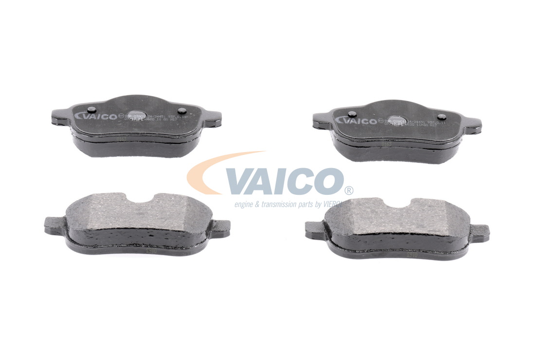 VAICO V20-1466 Brake pad set Q+, original equipment manufacturer quality, Rear Axle