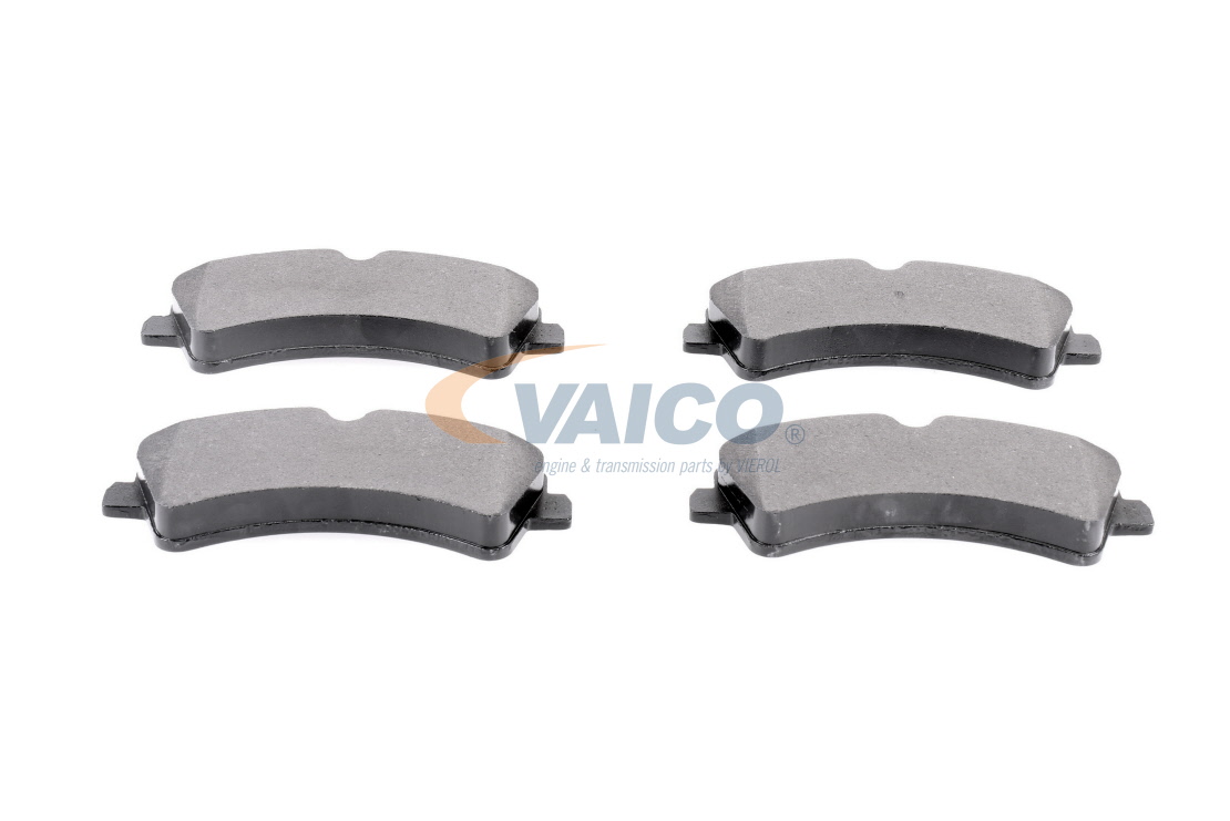 V30-1695 VAICO Brake pad set MERCEDES-BENZ EXPERT KITS +, Rear Axle, with brake caliper screws