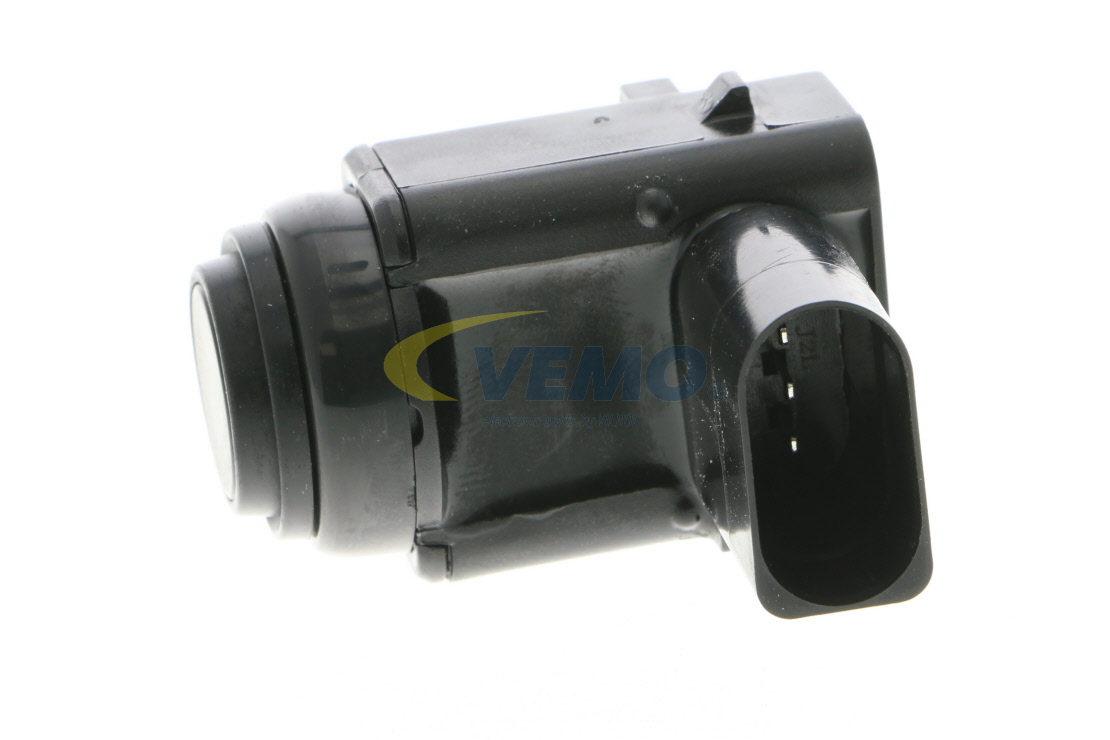 V10-72-0822 VEMO Parking sensor VW Original VEMO Quality, Rear, Front, black, Ultrasonic Sensor