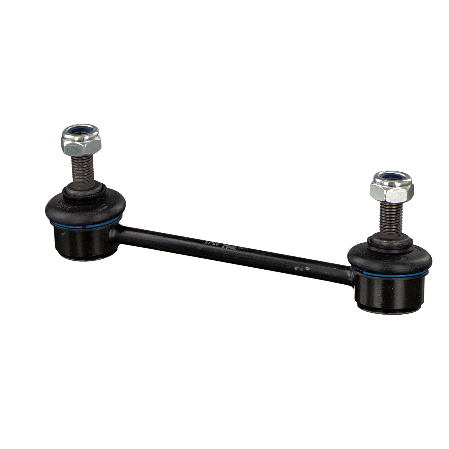 FEBI BILSTEIN 42086 Bielletta barra stabilizzatrice Assale posteriore Sx, 150mm, M10 x 1,25 , con dadi, Acciaio , nero
