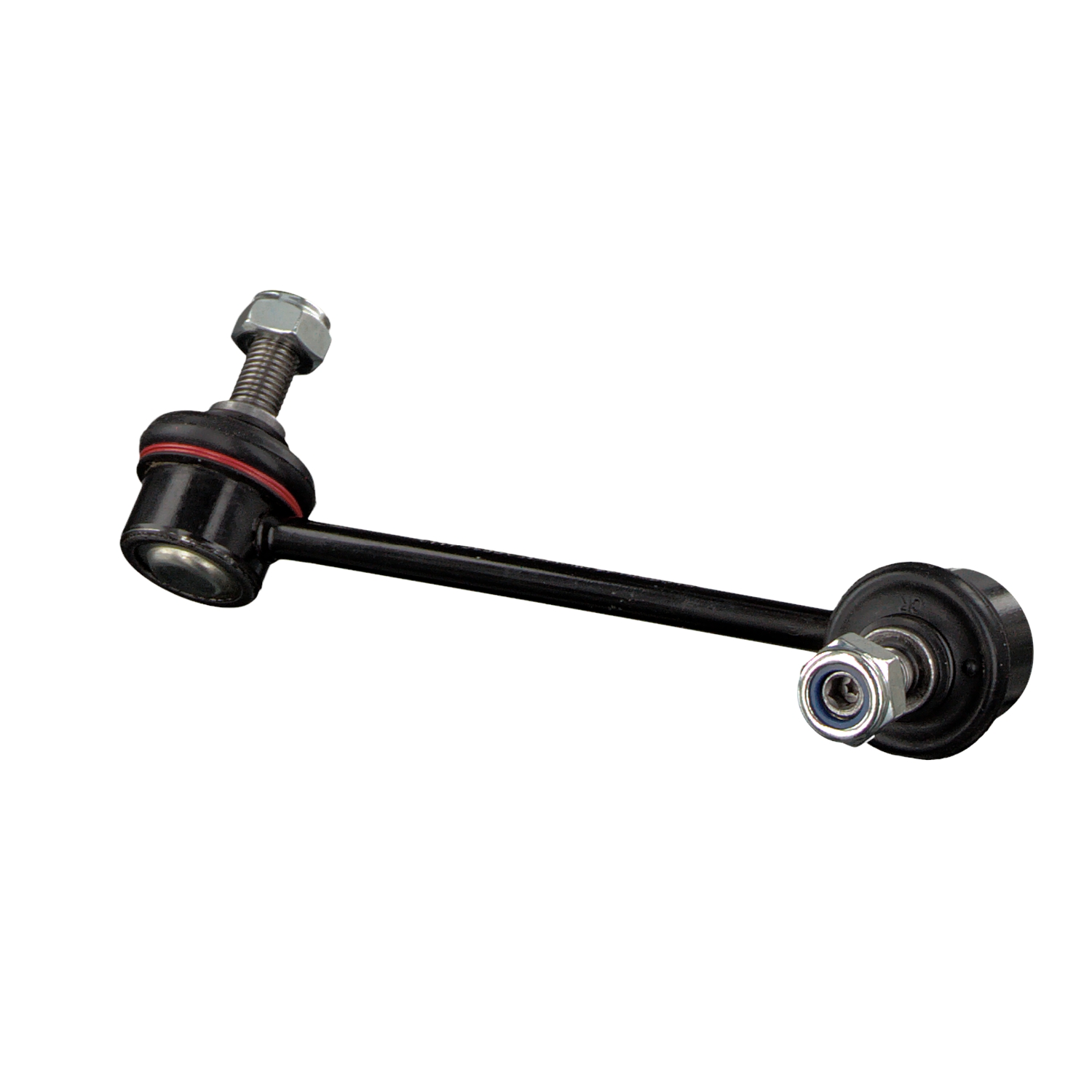 Achat de 41647 FEBI BILSTEIN Essieu avant gauche, 155mm, M10 x 1,25 , avec écrous, Acier , noir Longueur: 155mm Biellette de barre stabilisatrice 41647 bon marché