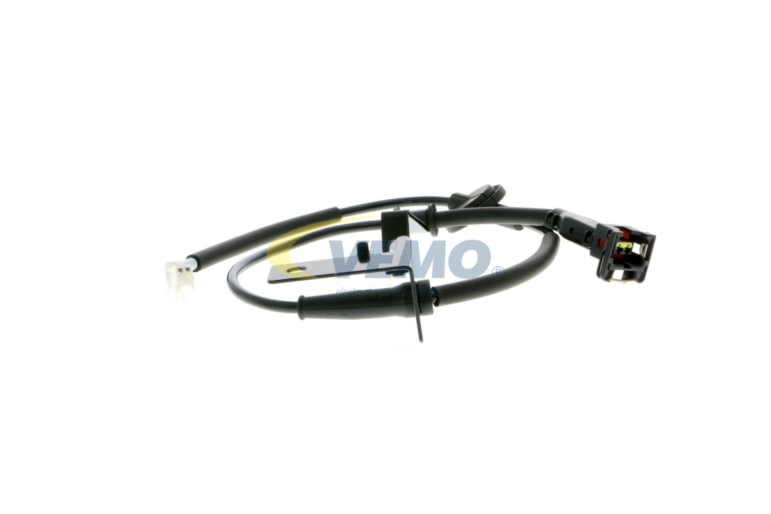 V52-72-0044 VEMO Wheel speed sensor HYUNDAI Rear Axle Left, Original VEMO Quality, for vehicles with ABS, 2-pin connector, 740mm, 785mm, 12V