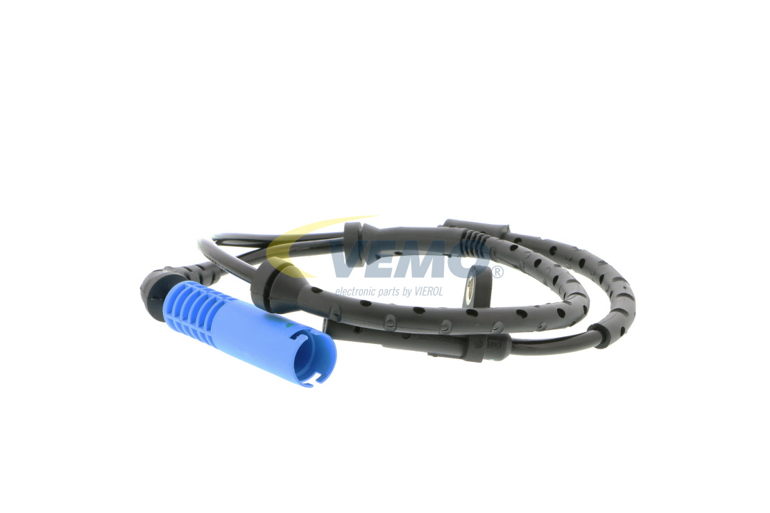 VEMO V20-72-0091 ABS sensor Rear Axle, with cable, Original VEMO Quality, for vehicles with ABS, Hall Sensor, Active sensor, 2-pin connector, 683mm, 800mm, 12V, blue, black