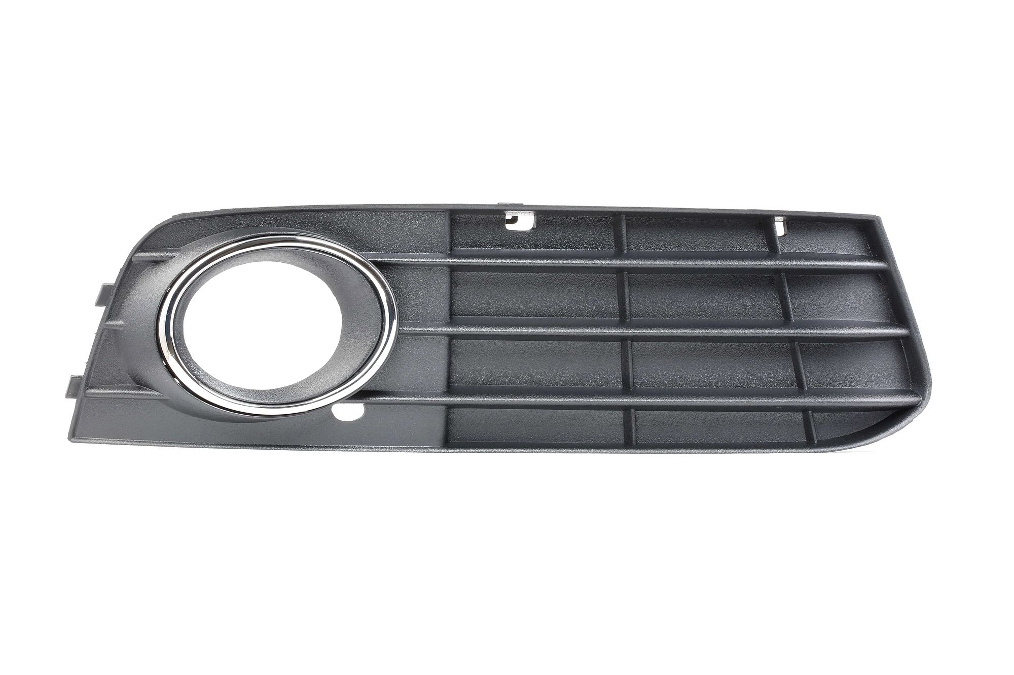 VAN WEZEL 0327594 Bumper mesh with hole(s) for fog lights, Chromed edge, Fitting Position: Right Front, Vehicle Equipment: for vehicles without autom. distance control, for vehicles without parking distance control
